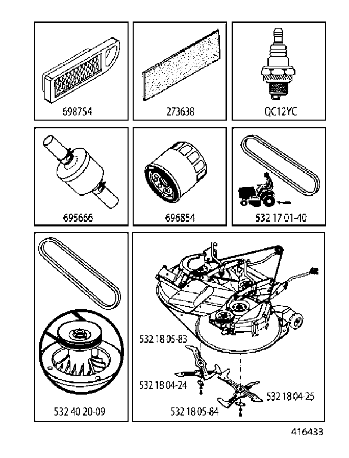 FREQUENTLY USED PARTS