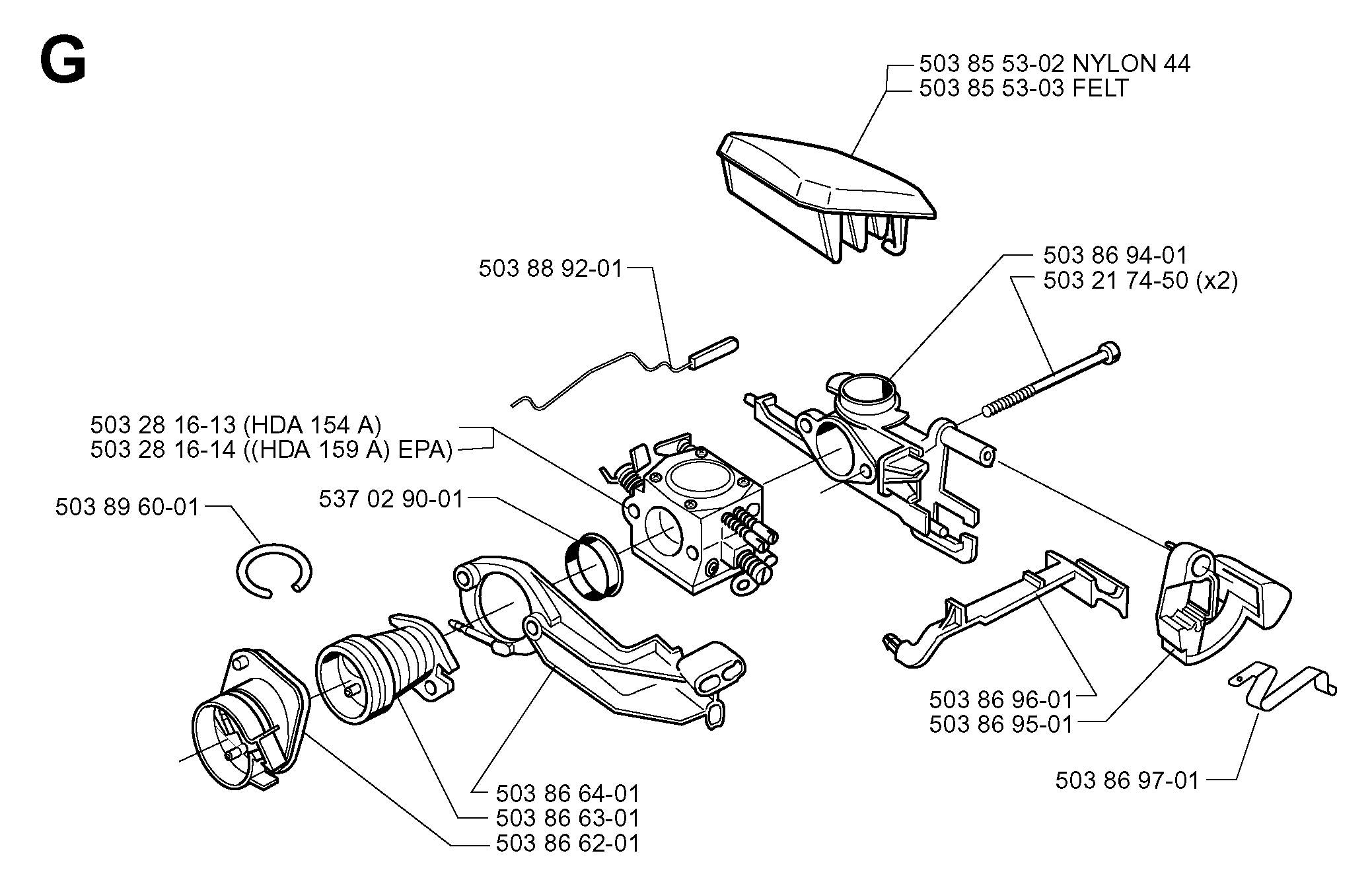 CARBURETOR & AIR FILTER