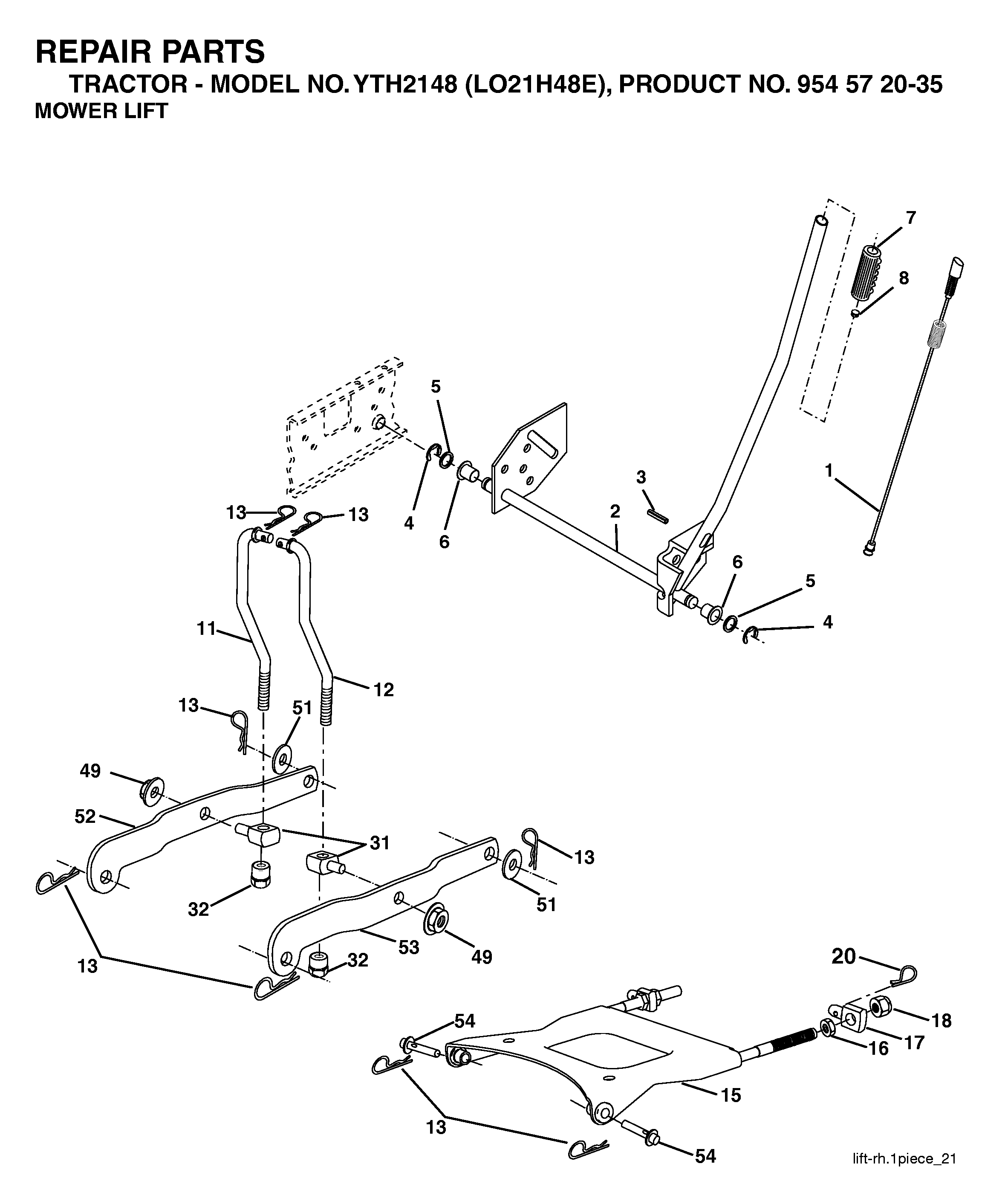 MOWER LIFT / DECK LIFT