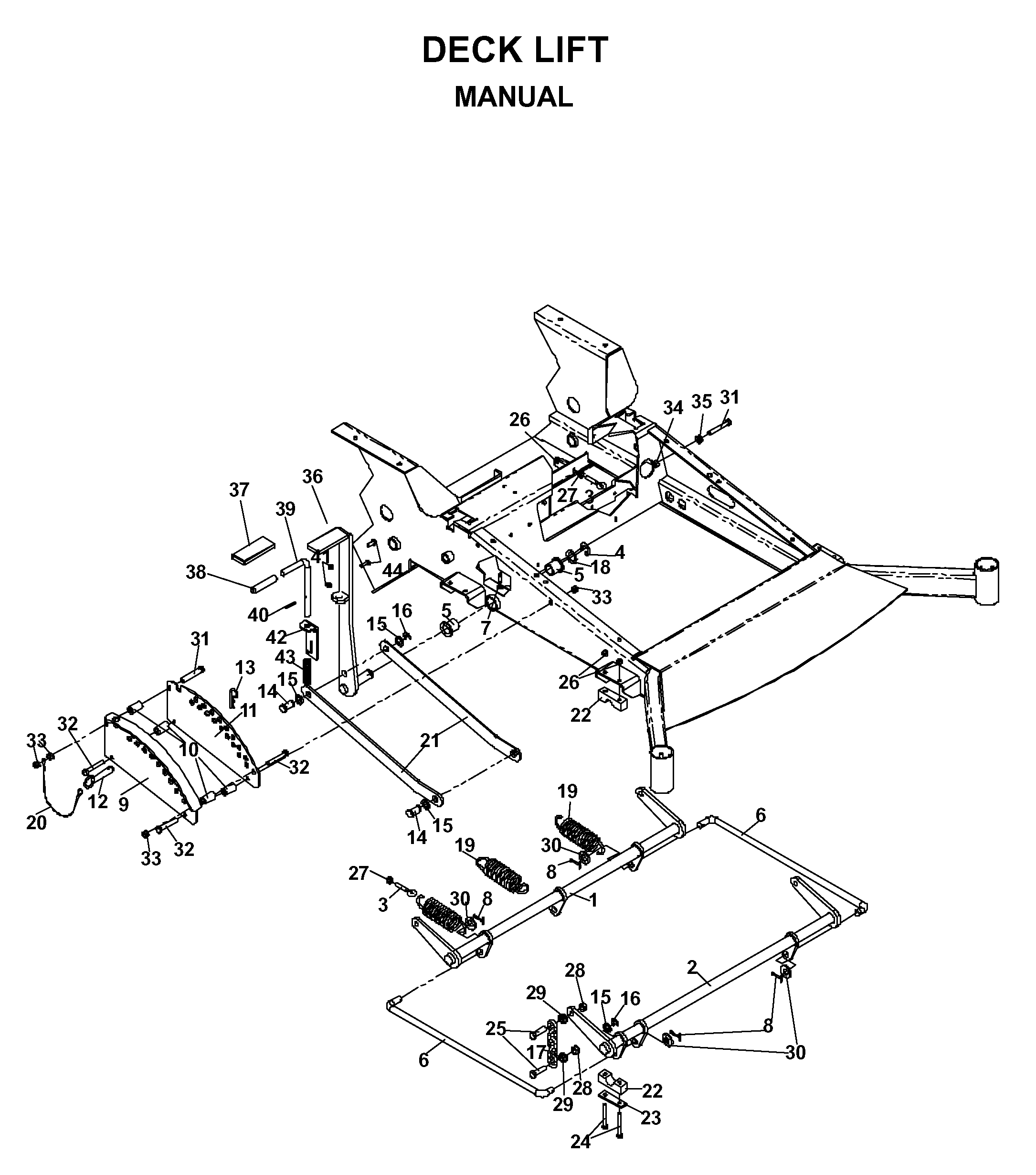 MOWER LIFT / DECK LIFT