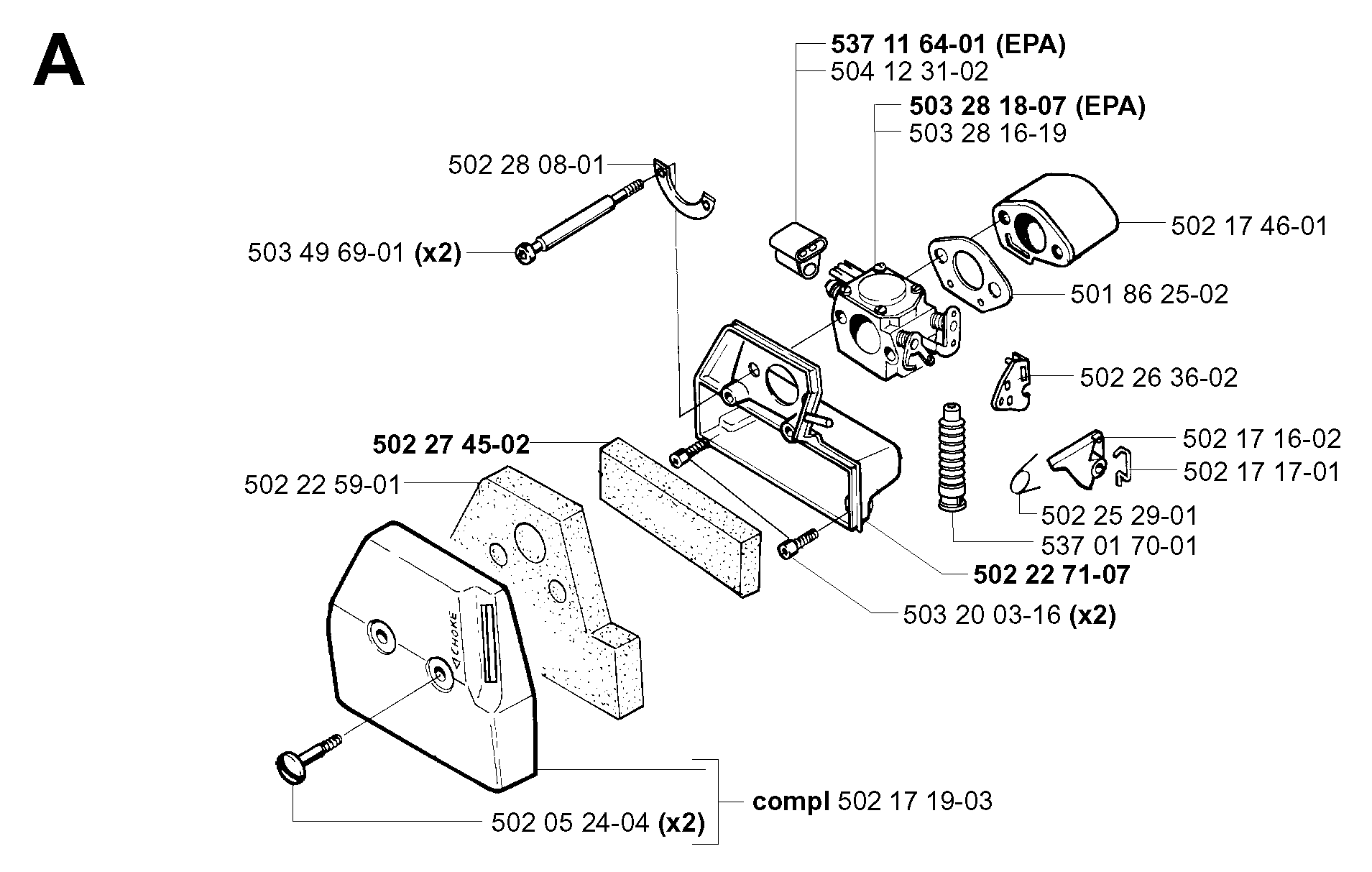 CARBURETOR & AIR FILTER