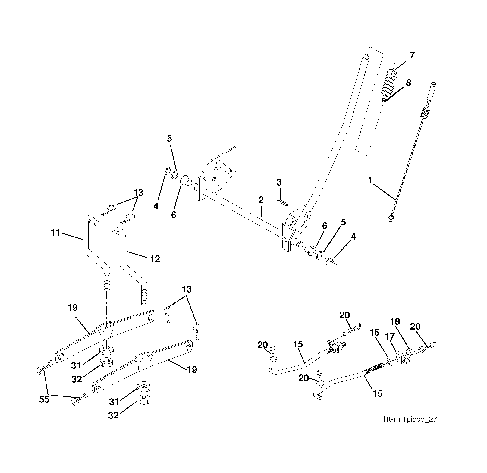 MOWER LIFT / DECK LIFT