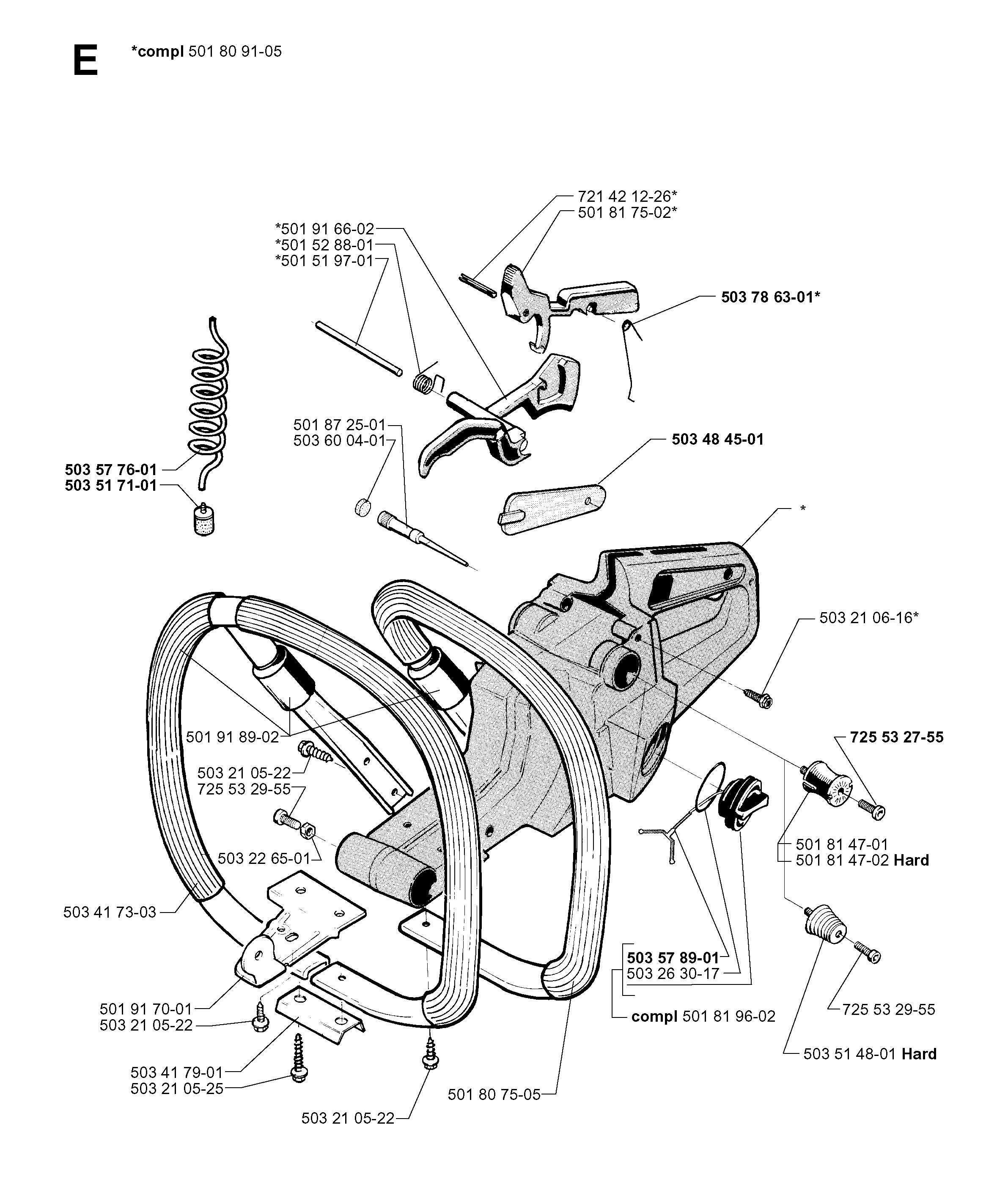 FUEL TANK & HANDLE