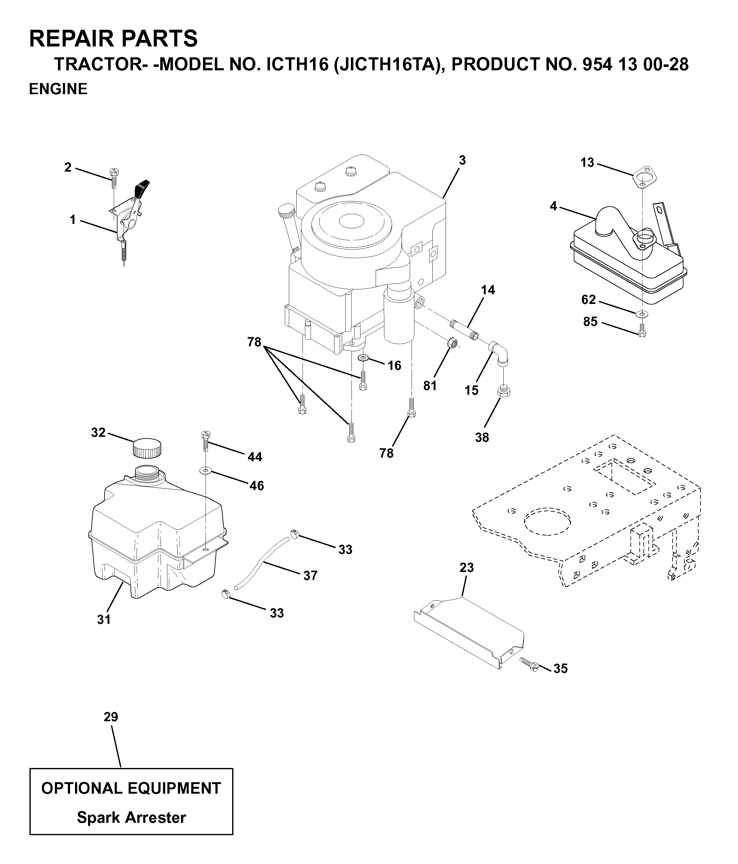 ENGINE & CUTTING EQUIPMENT
