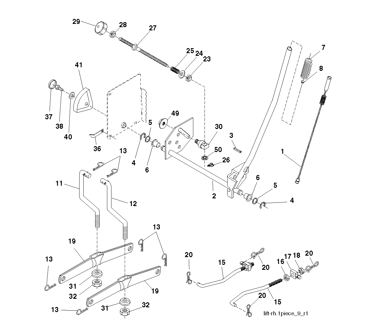 MOWER LIFT / DECK LIFT