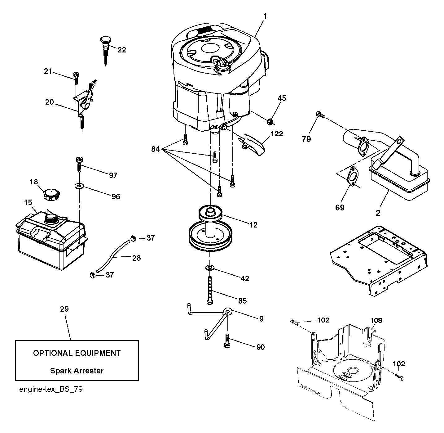 MOWER LIFT LEVER