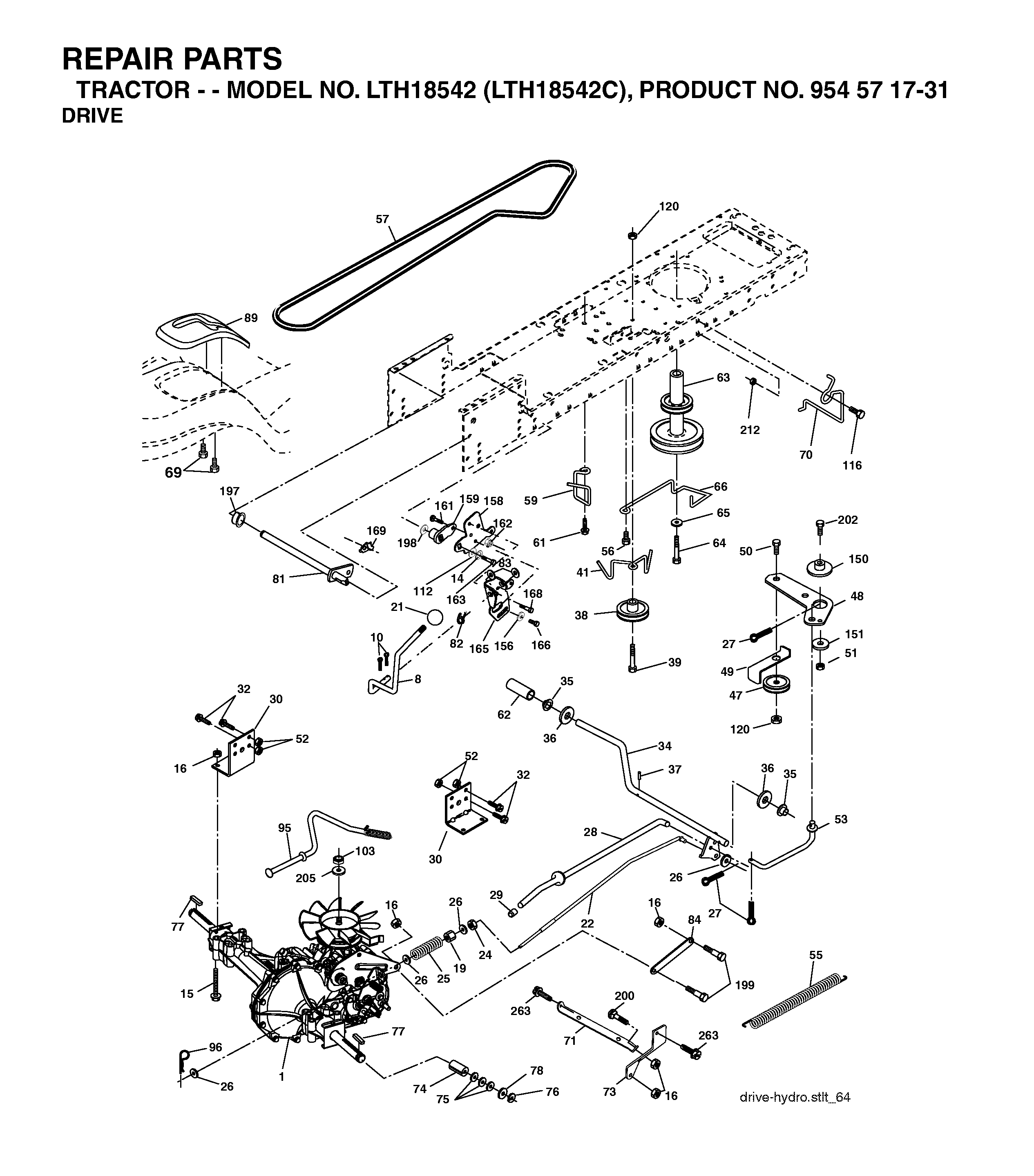 CHASSIS, ENGINE & PULLEYS