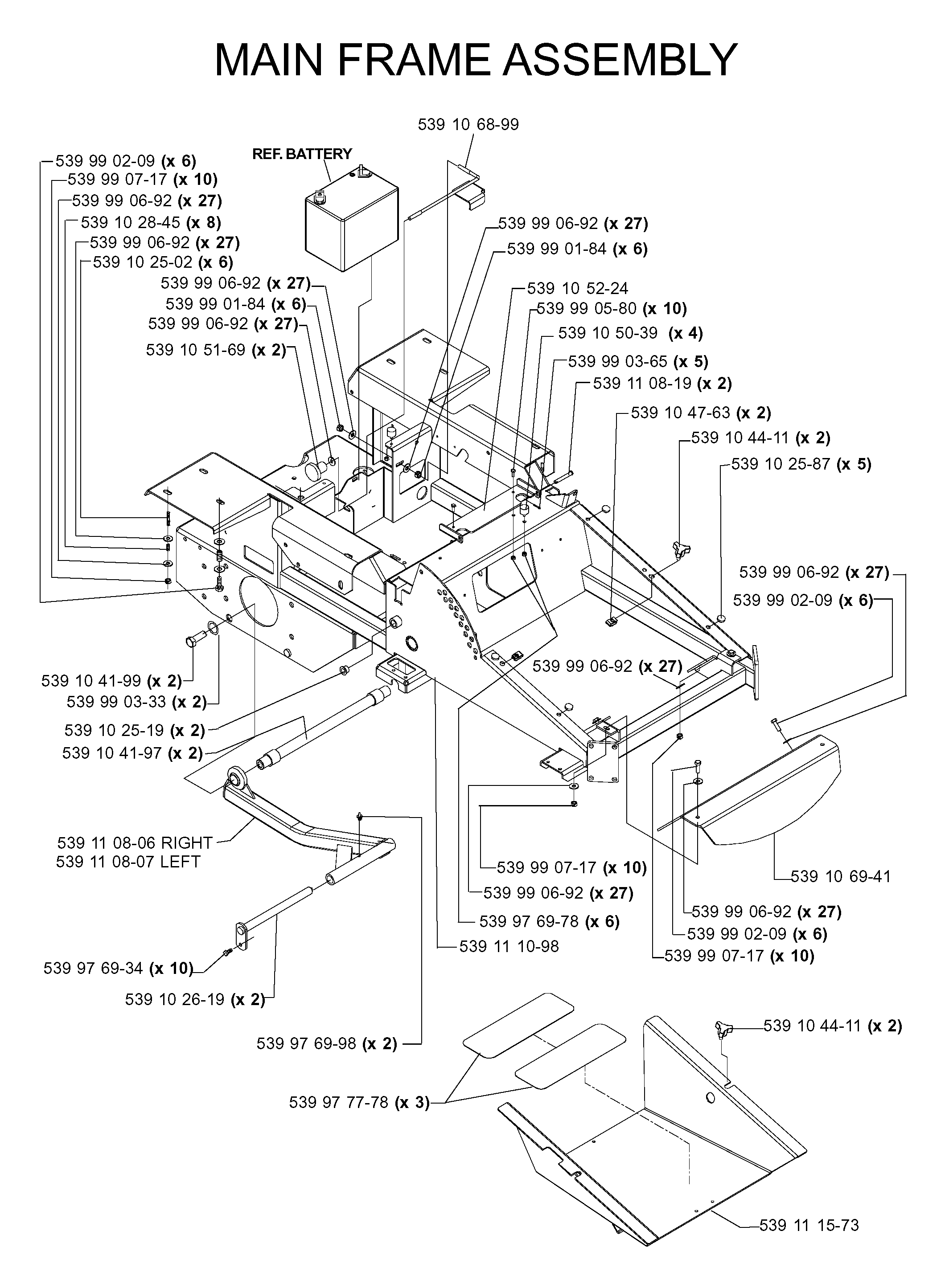 MAINFRAME, LEFT SIDE