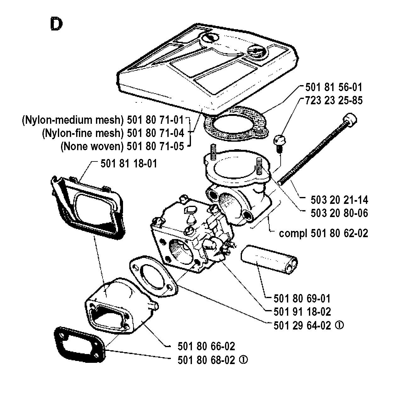 CARBURETOR & AIR FILTER
