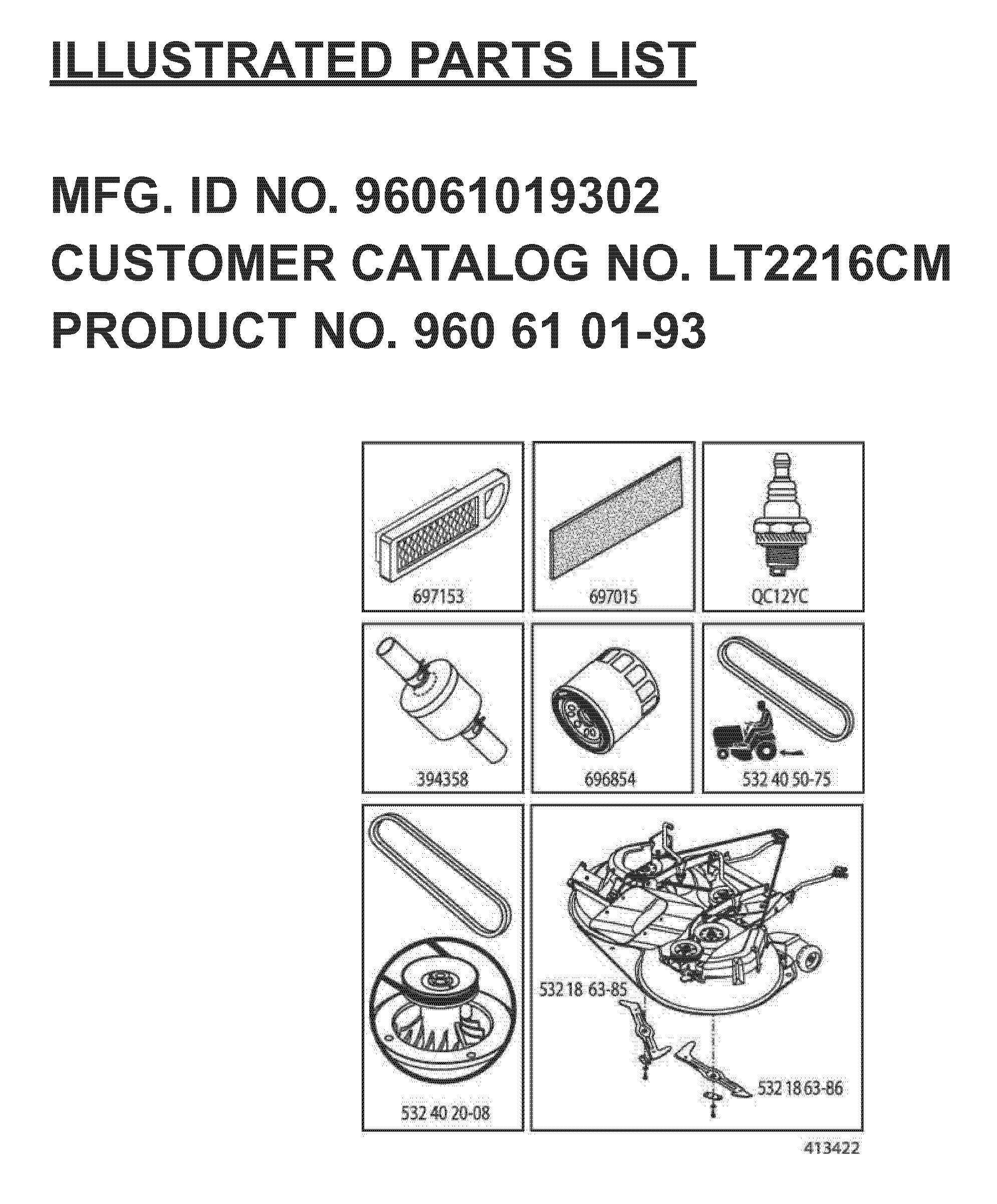 FREQUENTLY USED PARTS