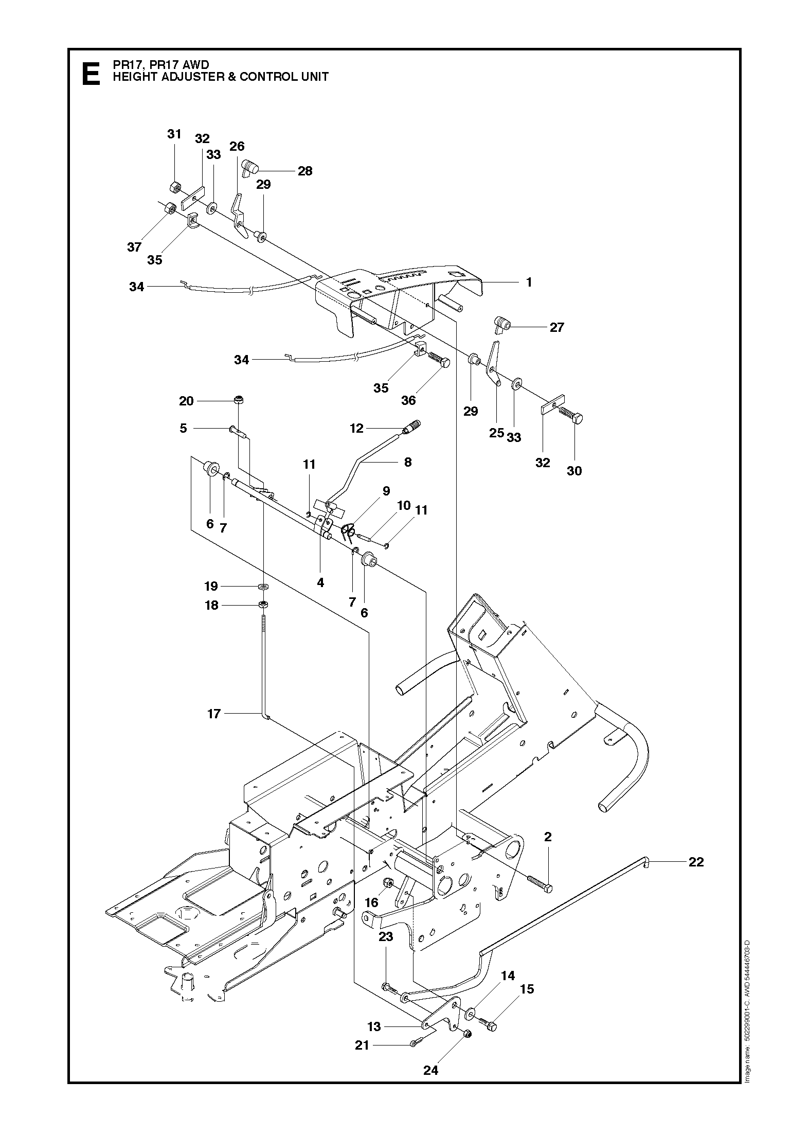 HEIGHT ADJUSTER & CONTROL UNIT
