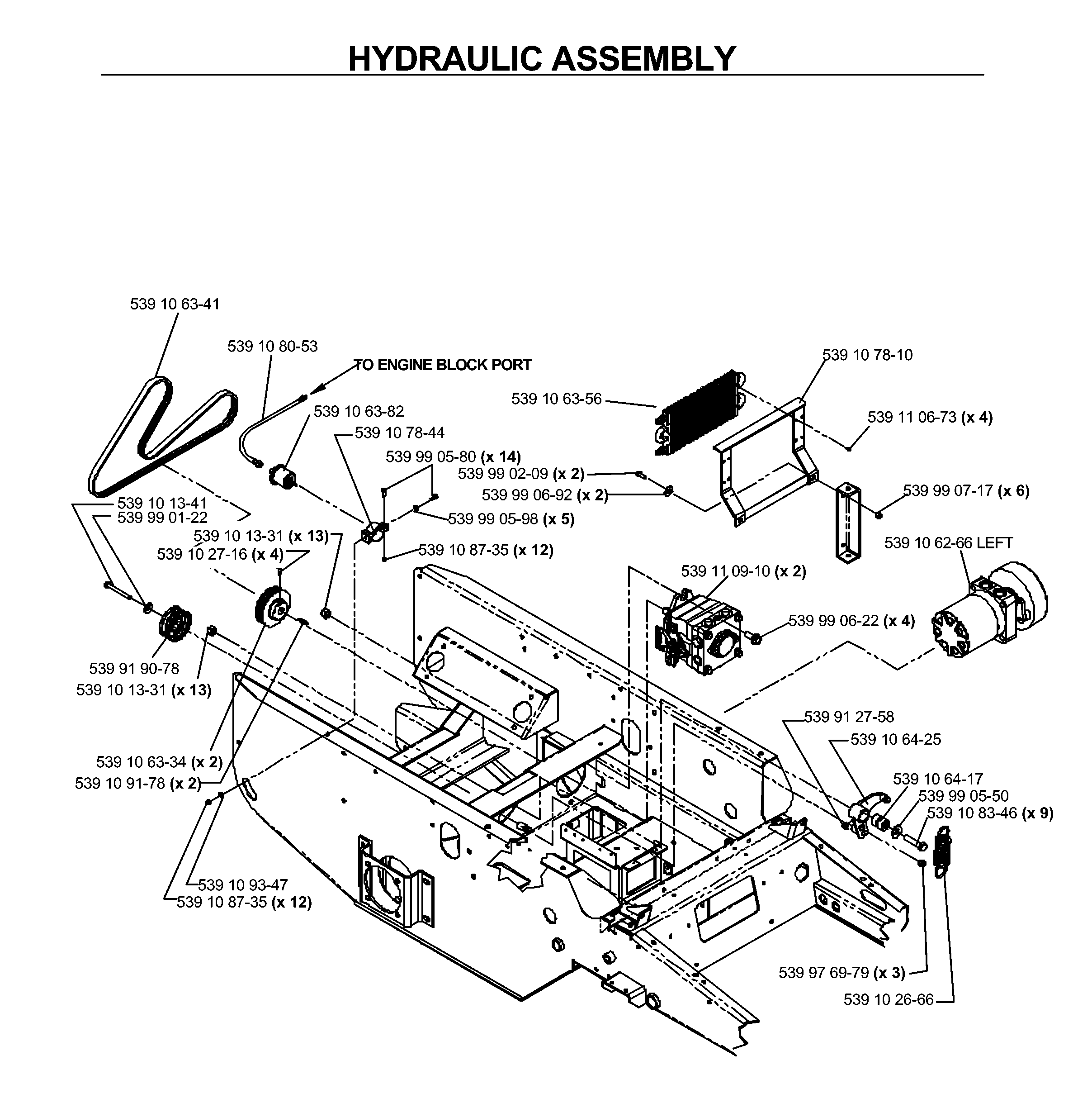 HYDRAULIC PUMP - MOTOR