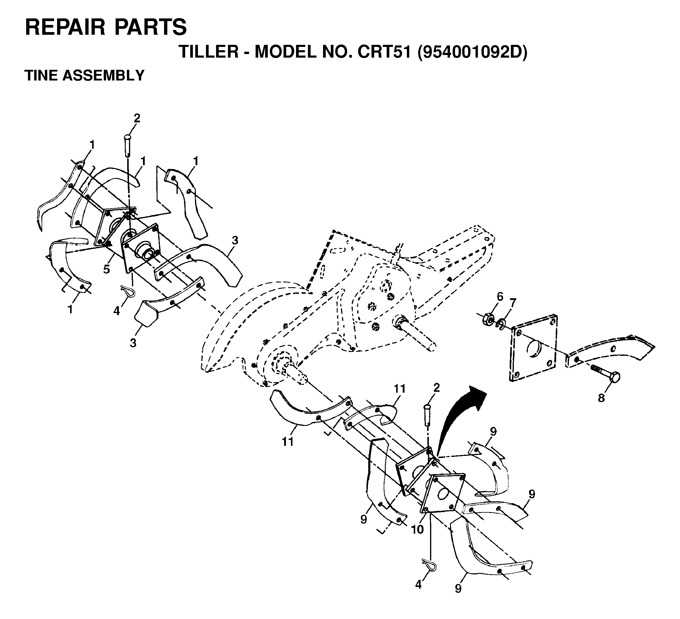 TINE ASSEMBLY