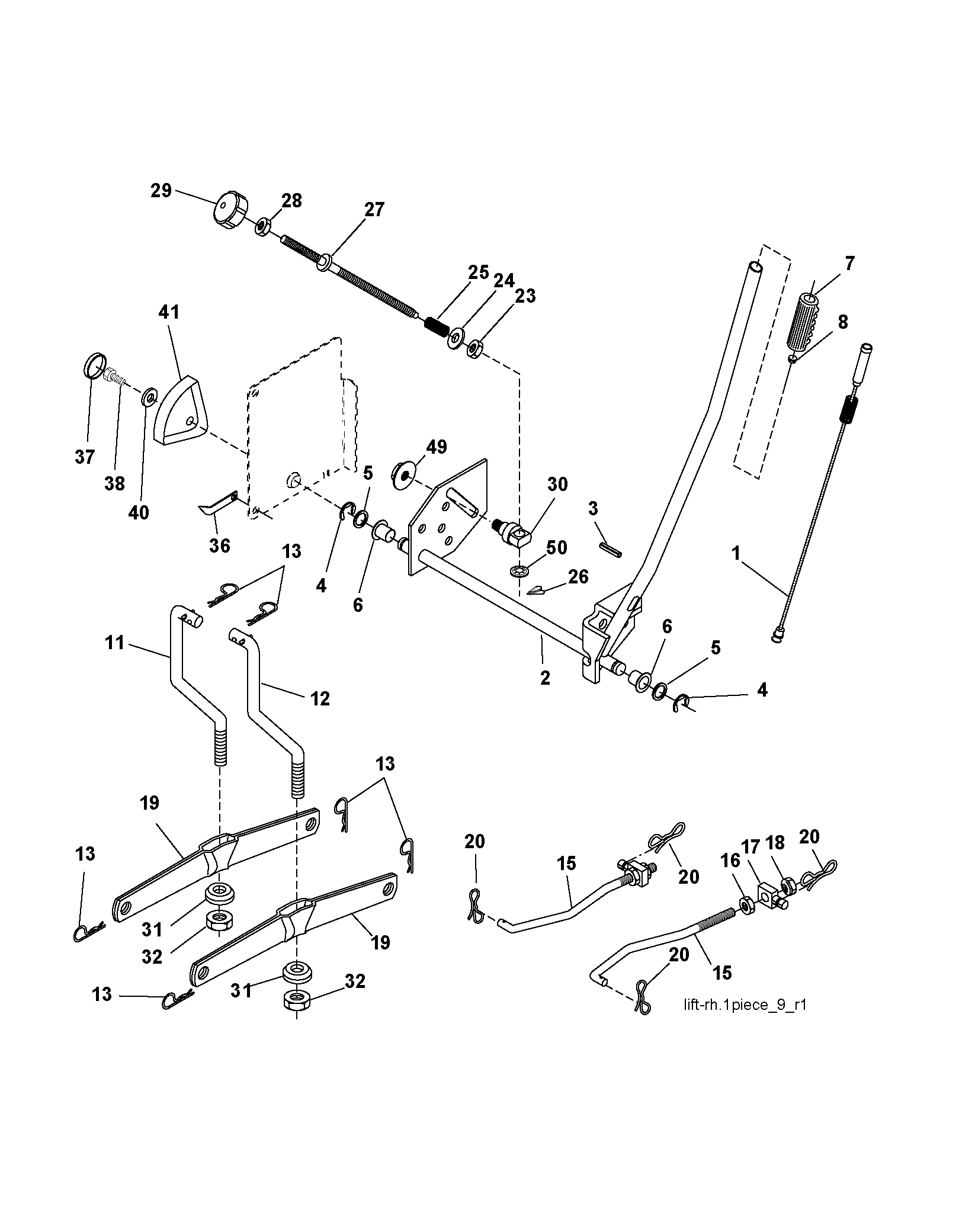 MOWER LIFT / DECK LIFT