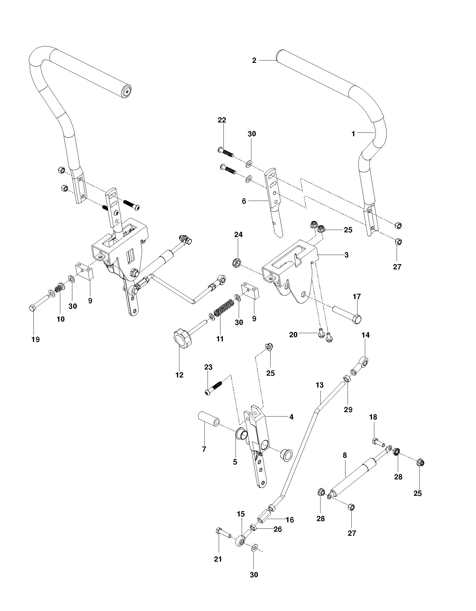 MOWER LIFT / DECK LIFT