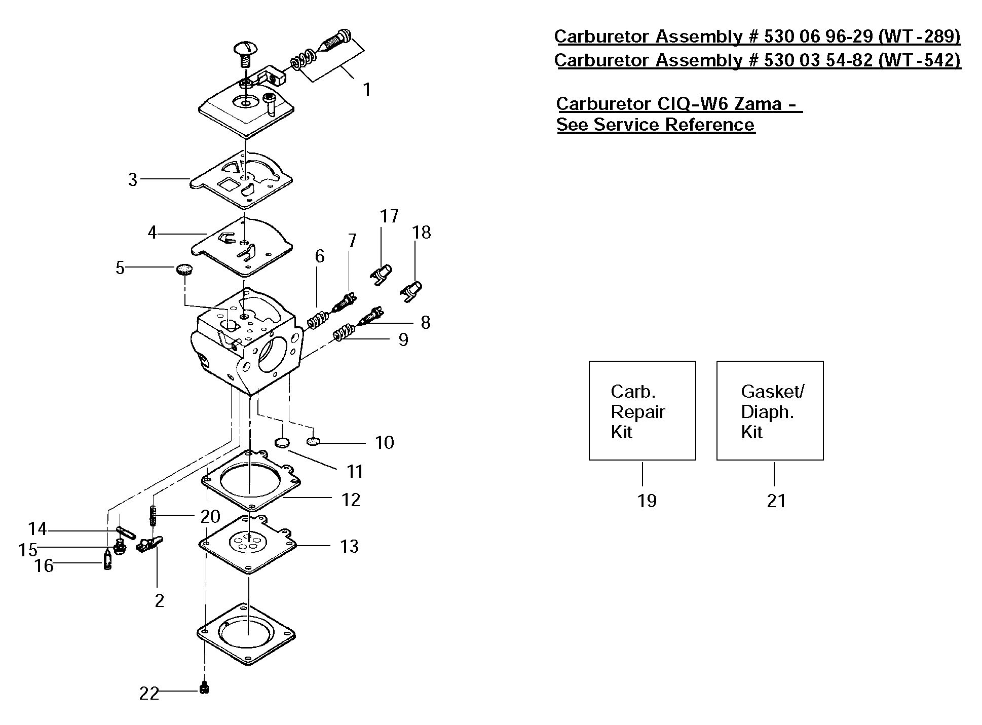 CARBURETOR DETAILS