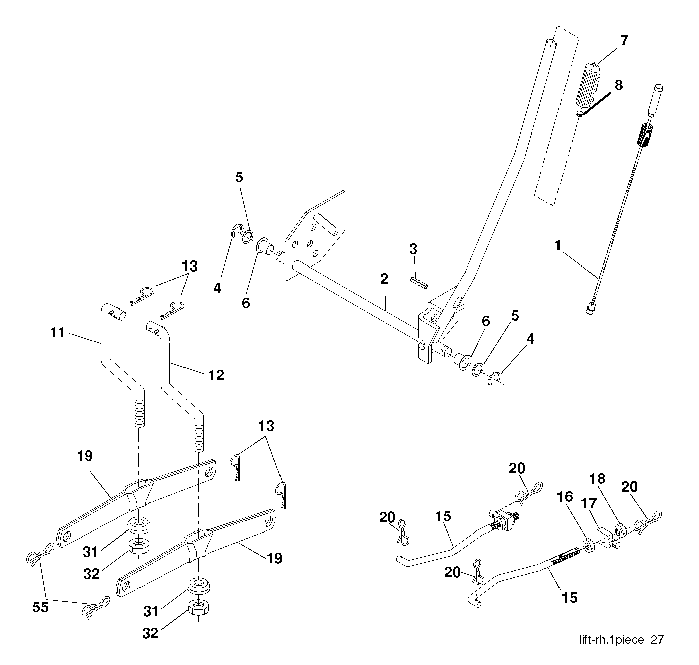 MOWER LIFT / DECK LIFT