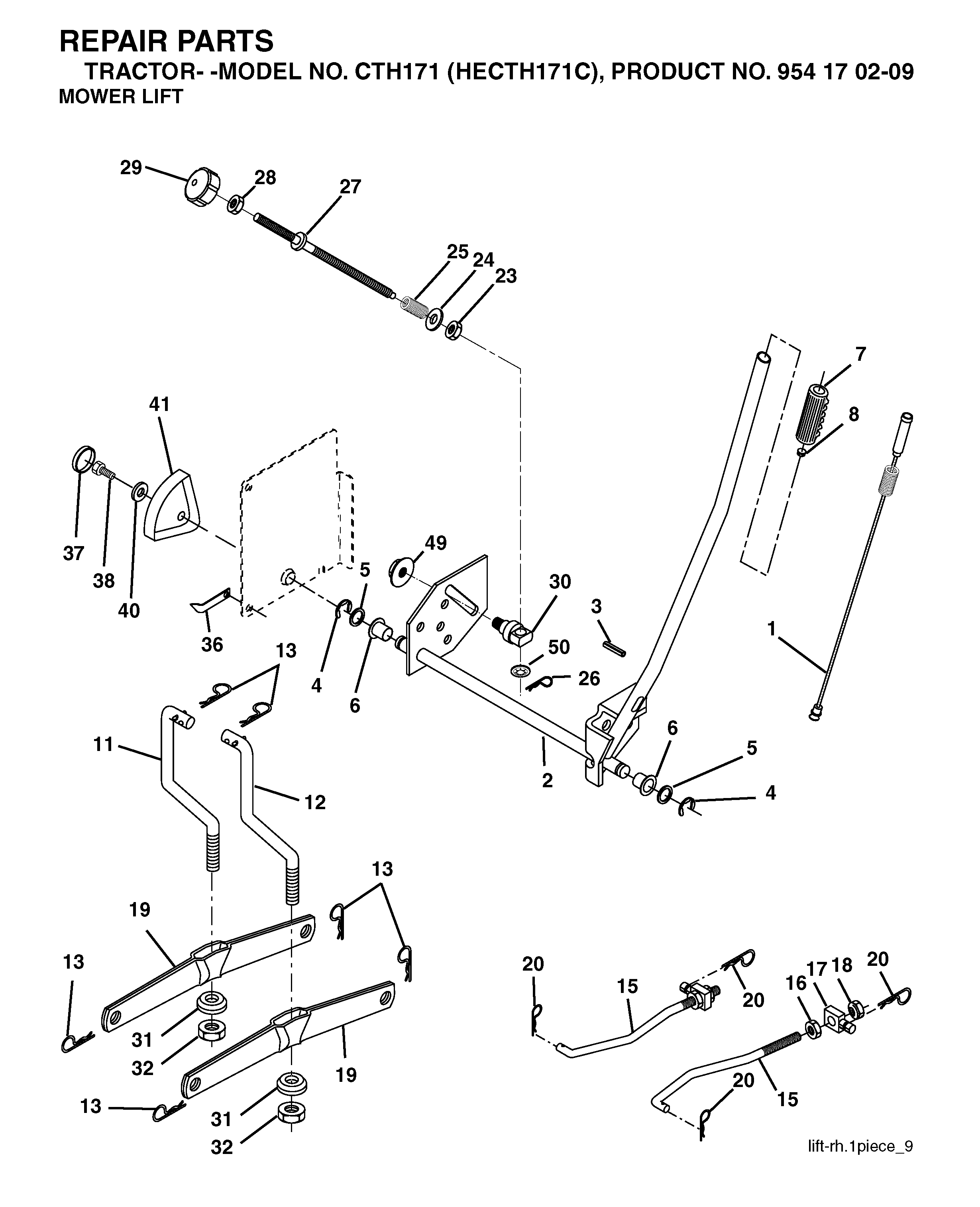 MOWER LIFT / DECK LIFT