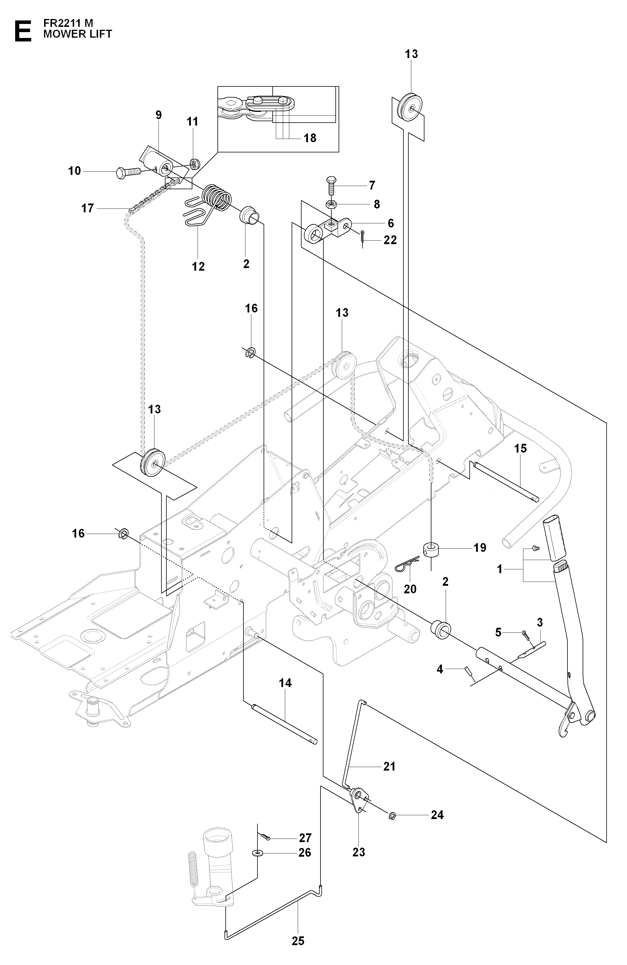 MOWER LIFT / DECK LIFT
