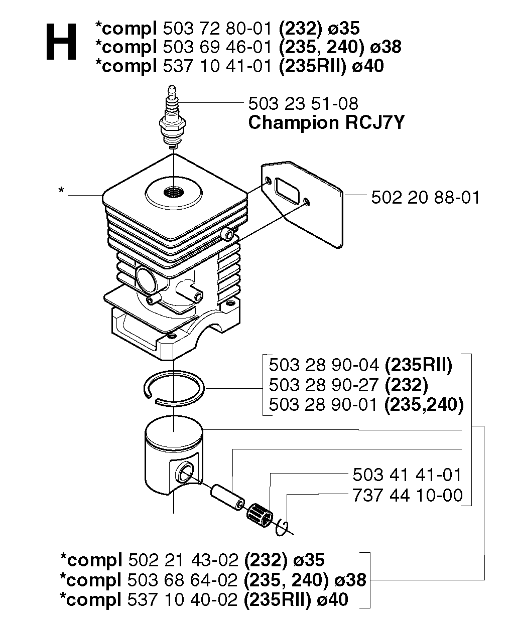 CYLINDER PISTON