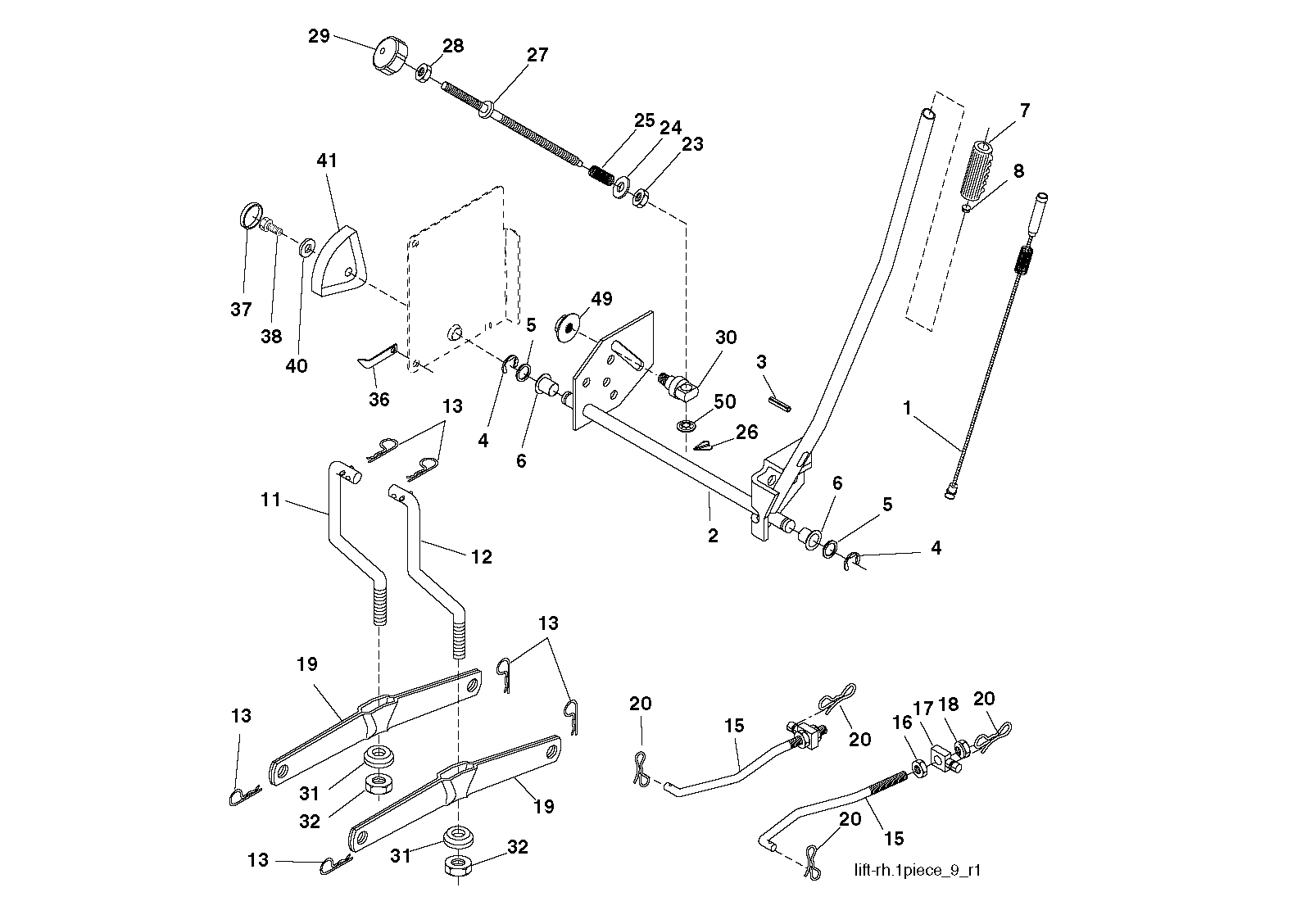 MOWER LIFT / DECK LIFT