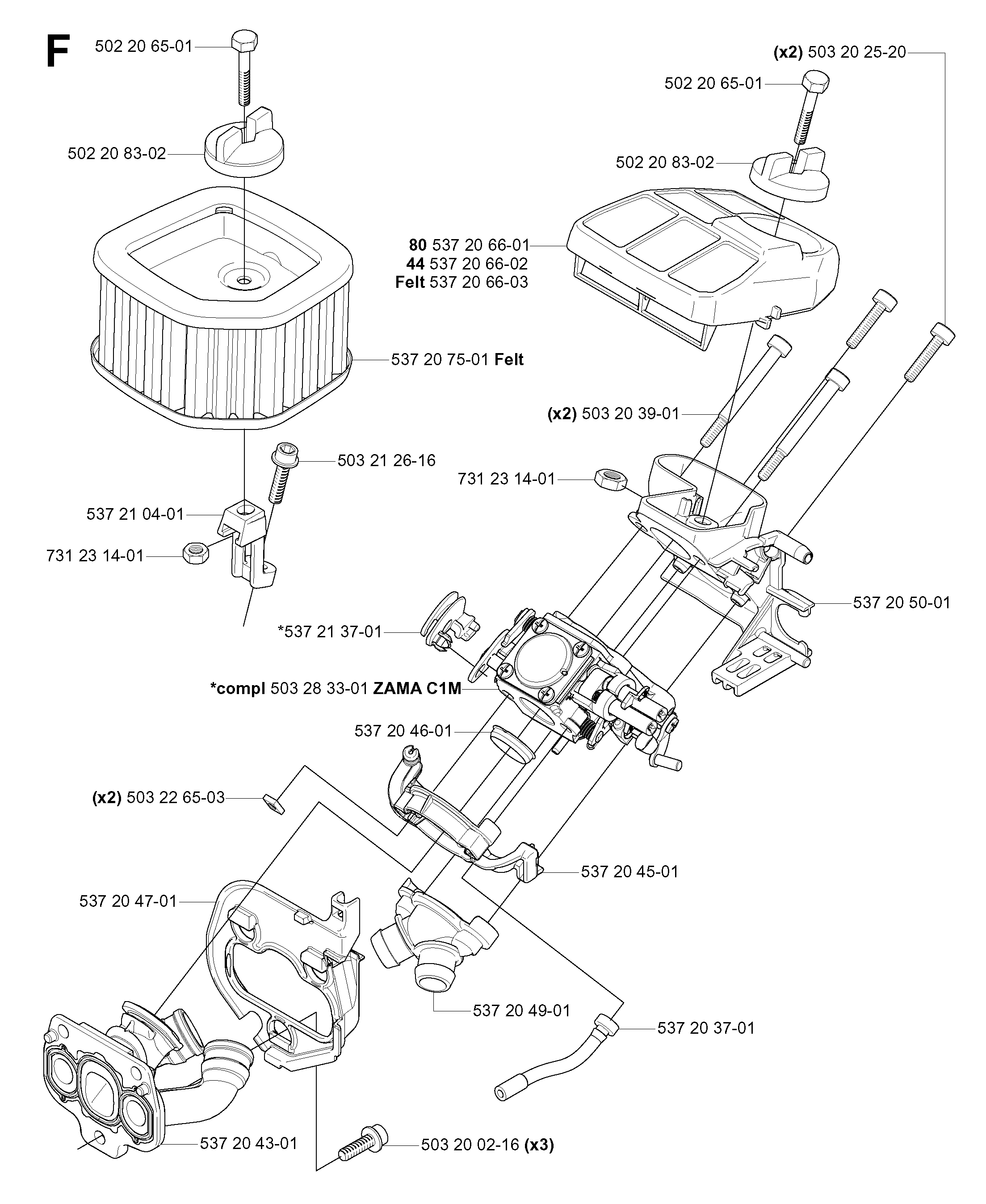 CARBURETOR & AIR FILTER