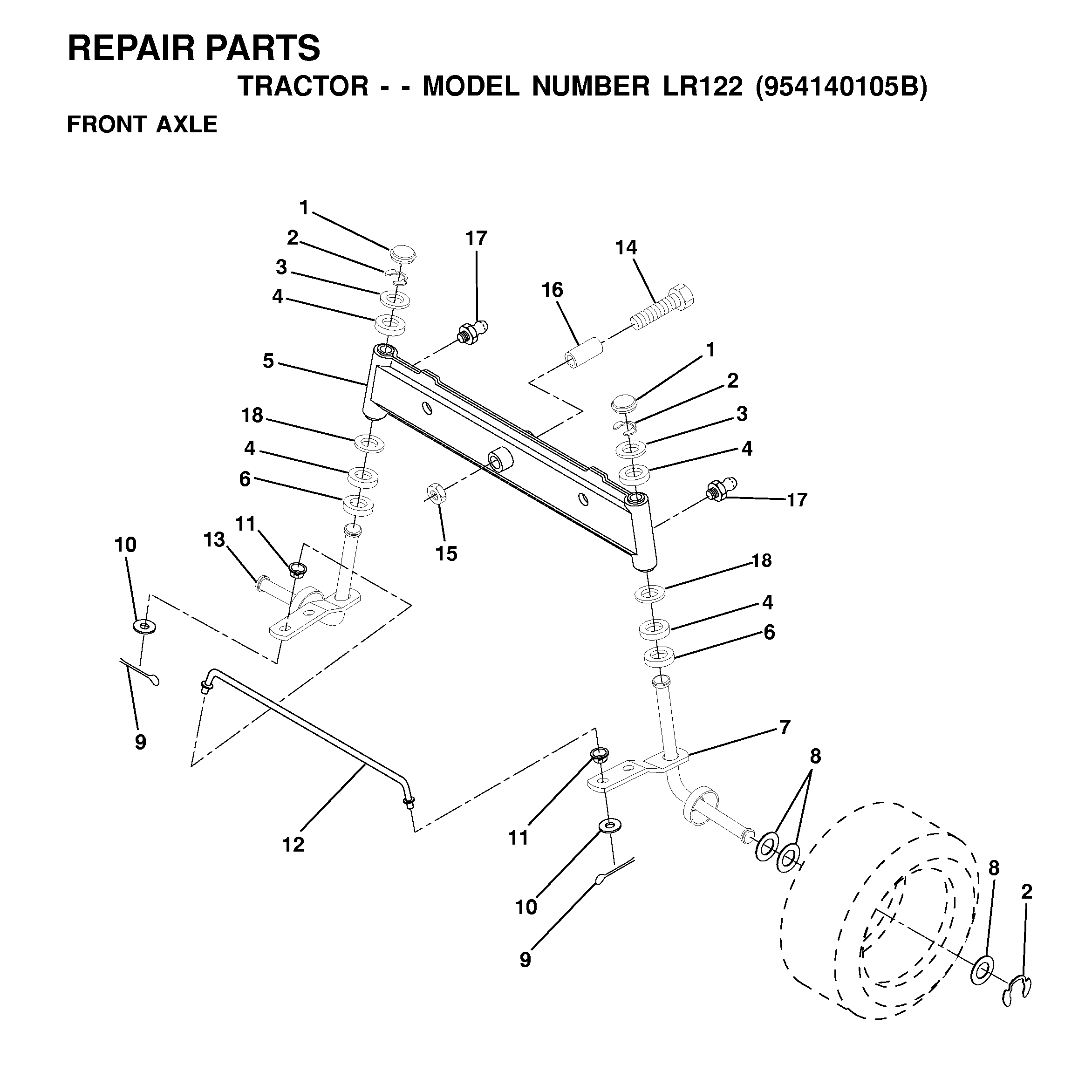 FRONT AXLE 