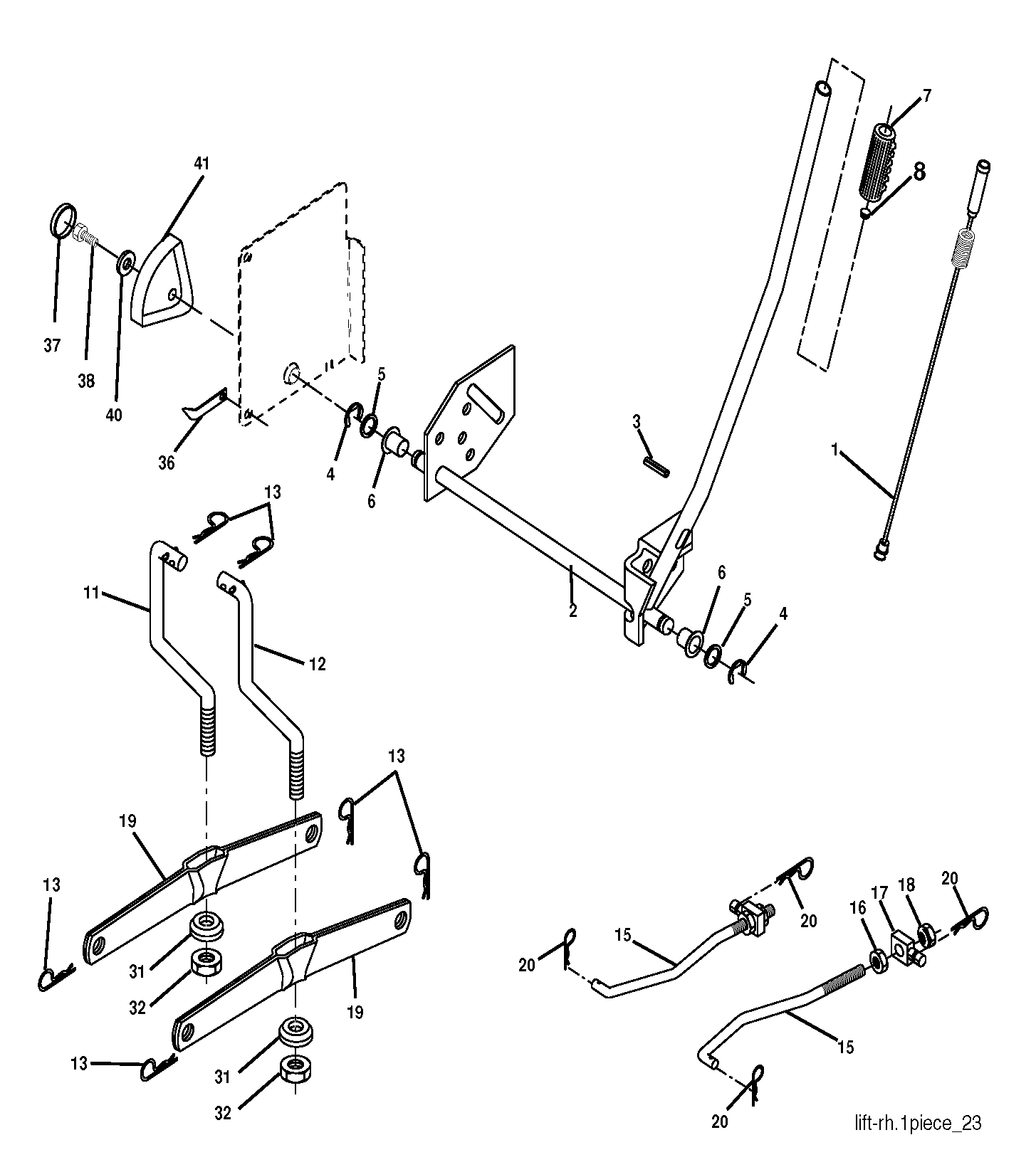 MOWER LIFT / DECK LIFT