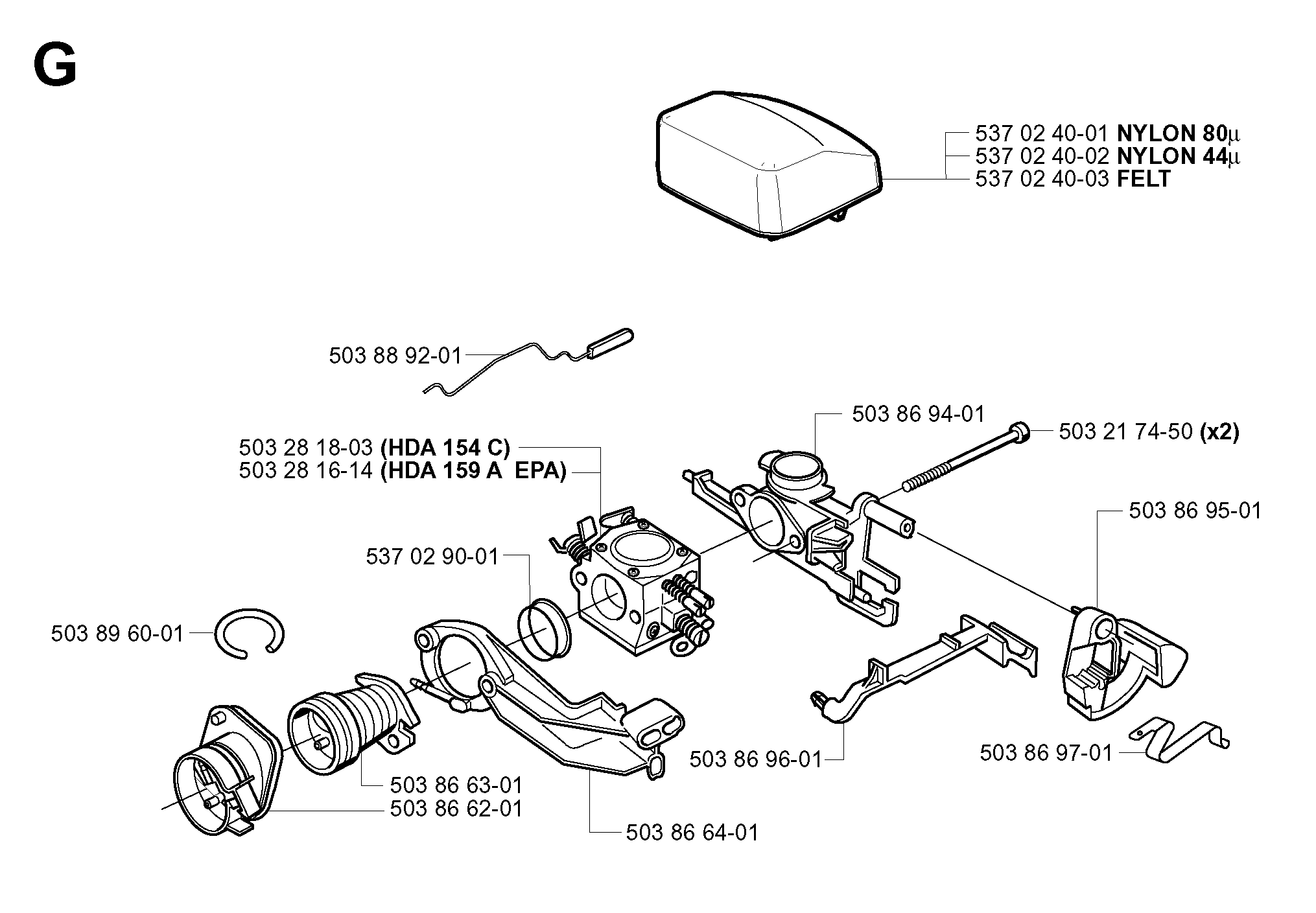 CARBURETOR & AIR FILTER
