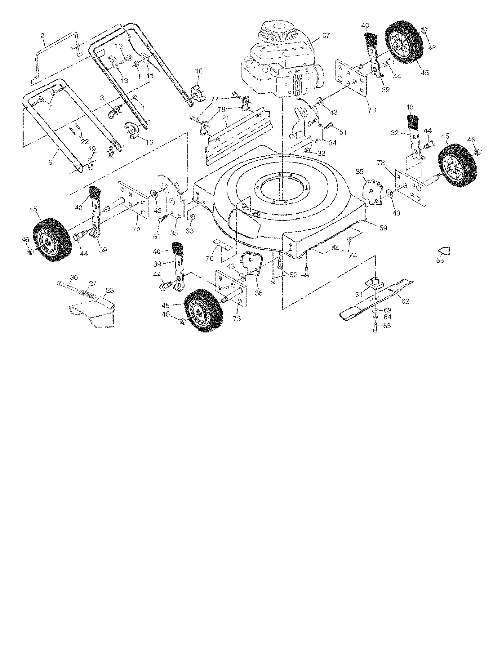 MOWER LIFT / DECK LIFT