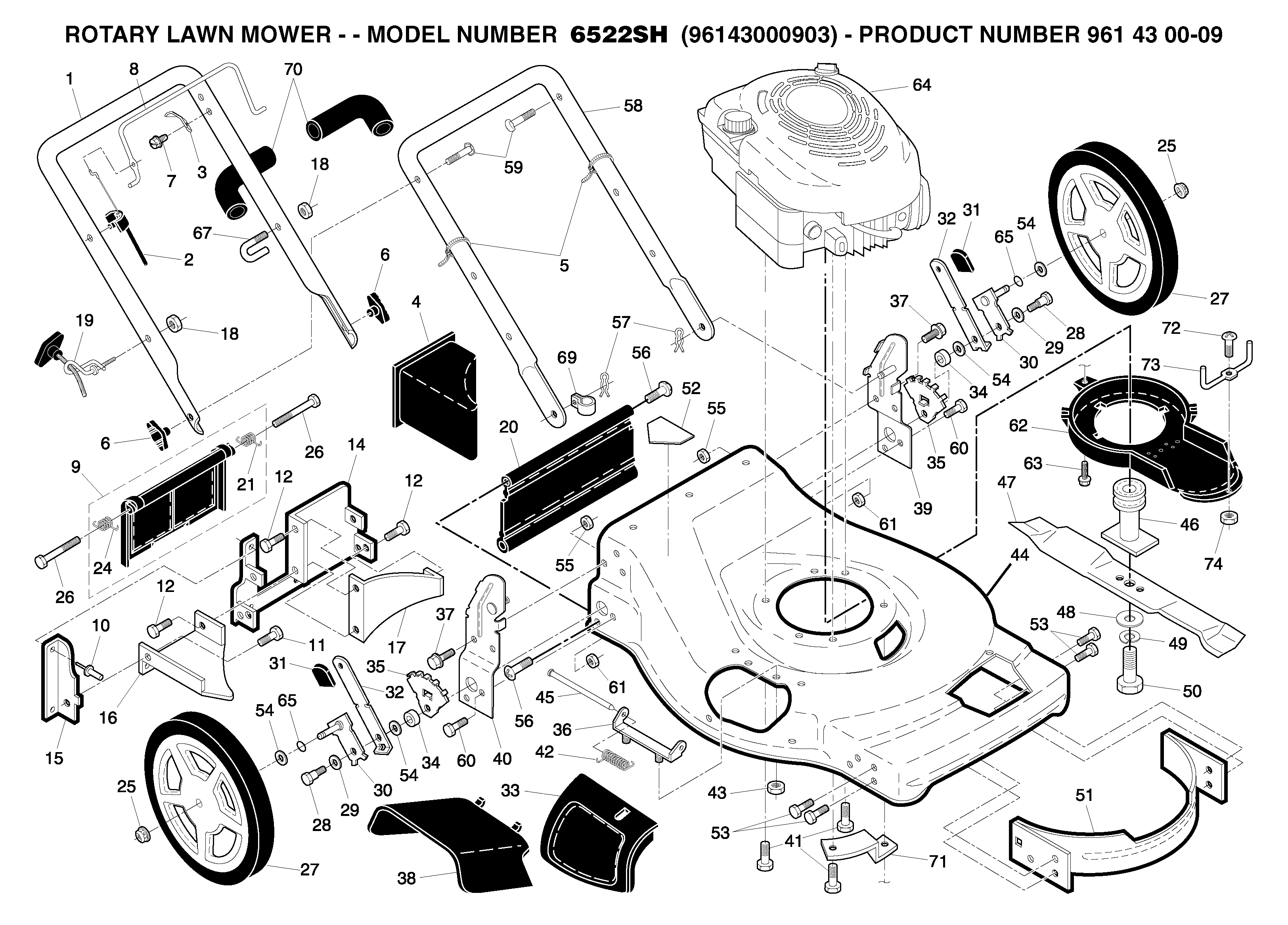 MOWER DECK / CUTTING DECK