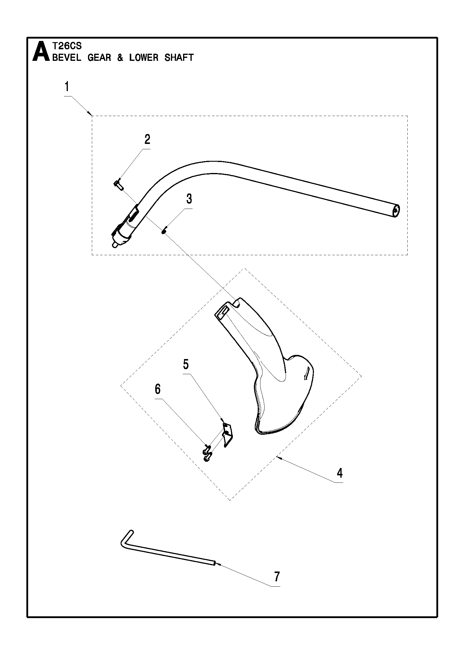 BEVEL GEAR & SHAFT