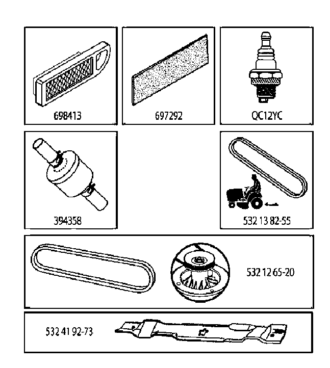FREQUENTLY USED PARTS