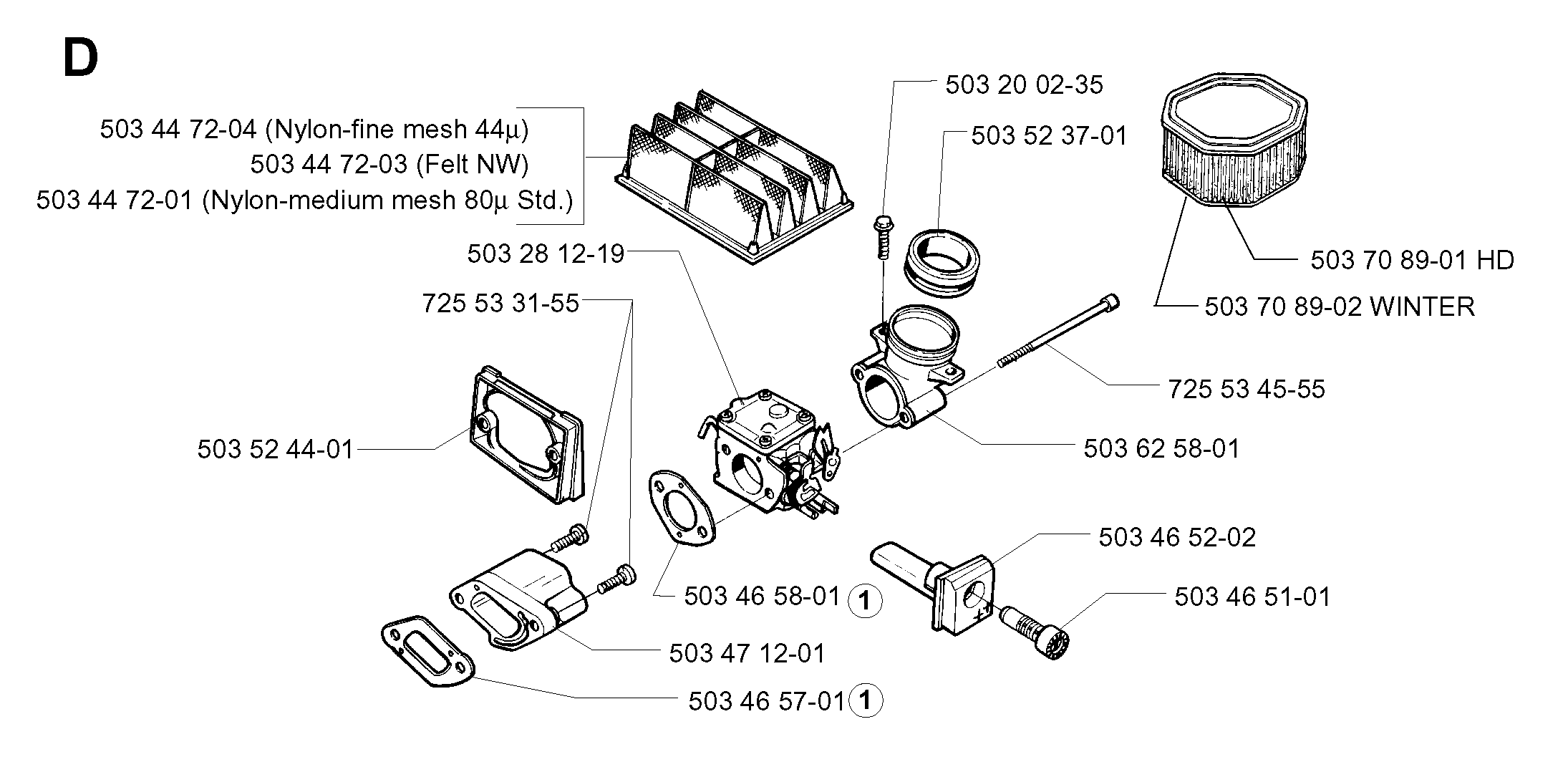CARBURETOR & AIR FILTER