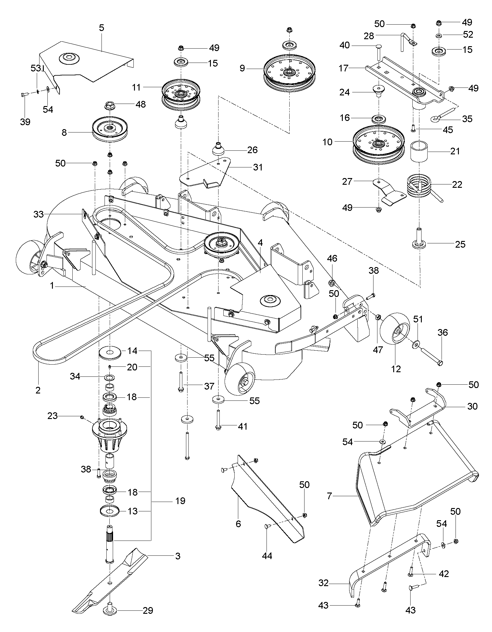 MOWER DECK / CUTTING DECK