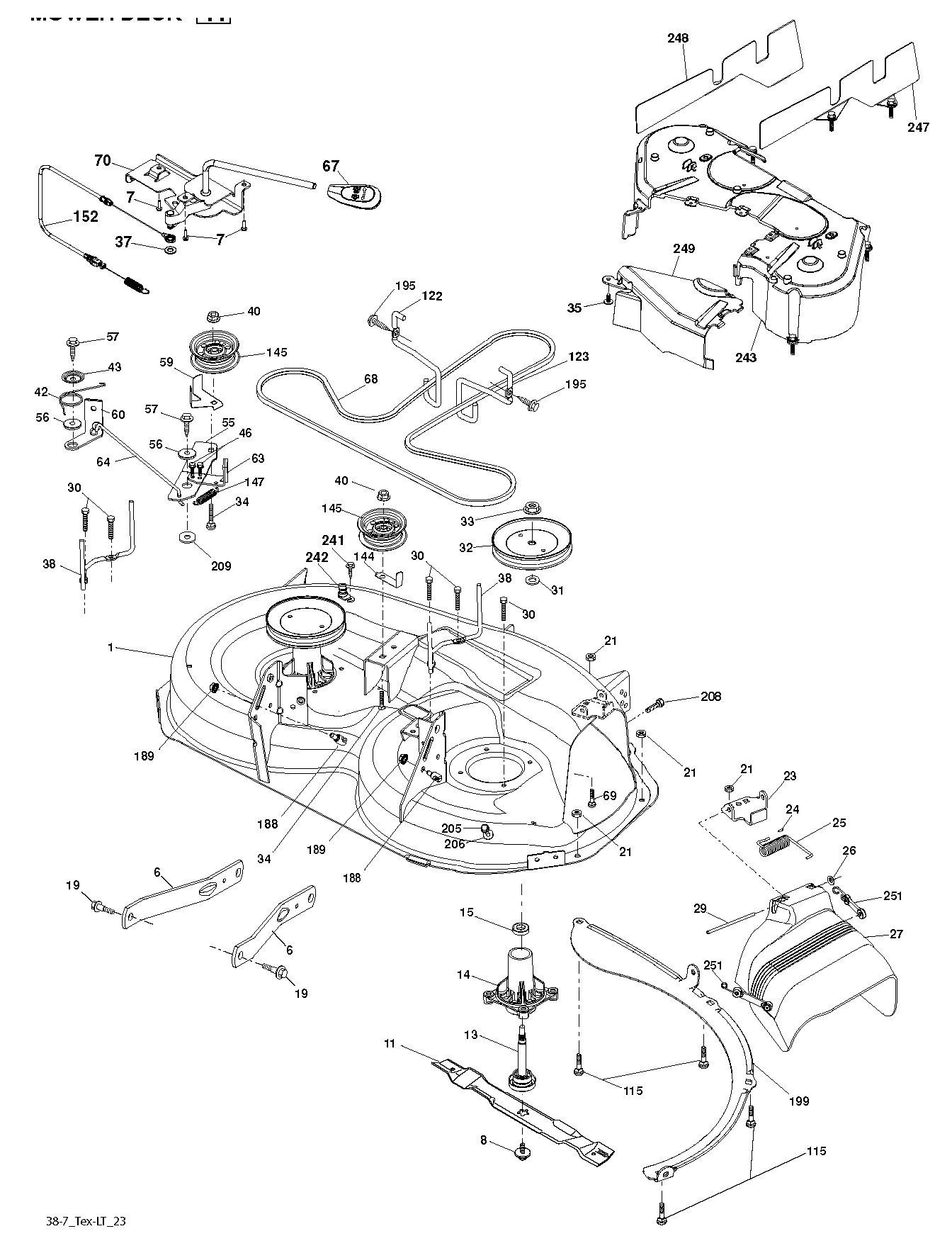 MOWER DECK / CUTTING DECK