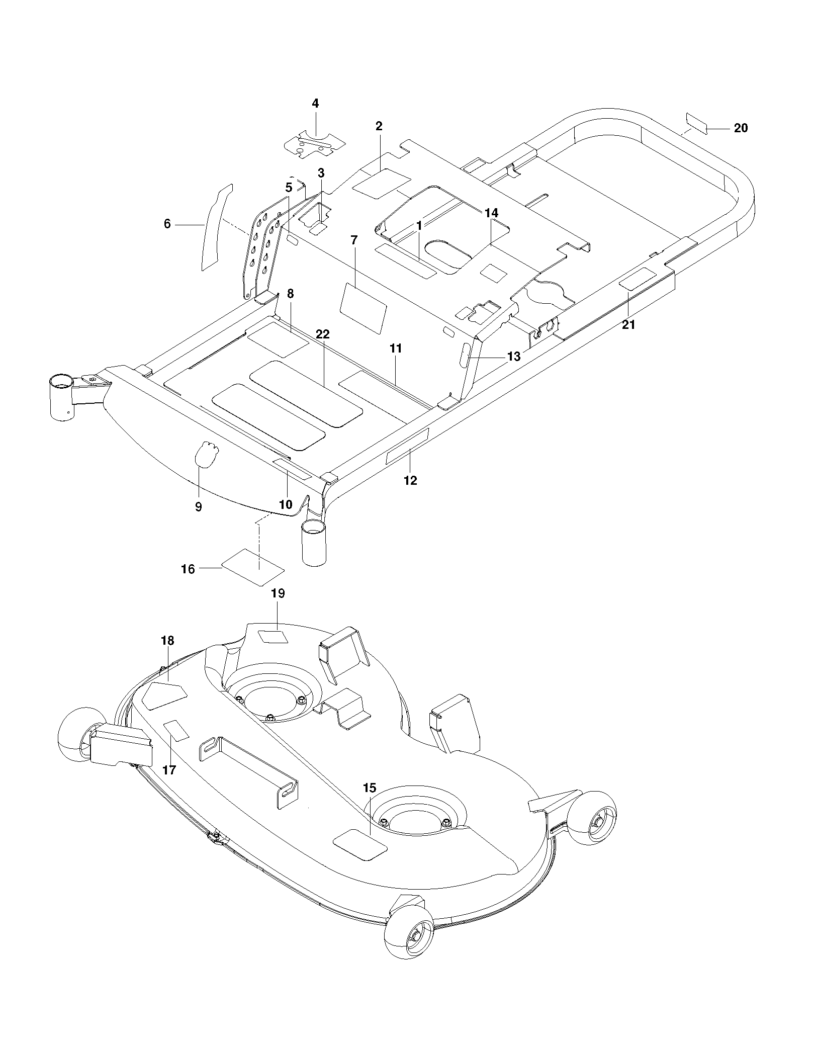 MOWER DECK / CUTTING DECK