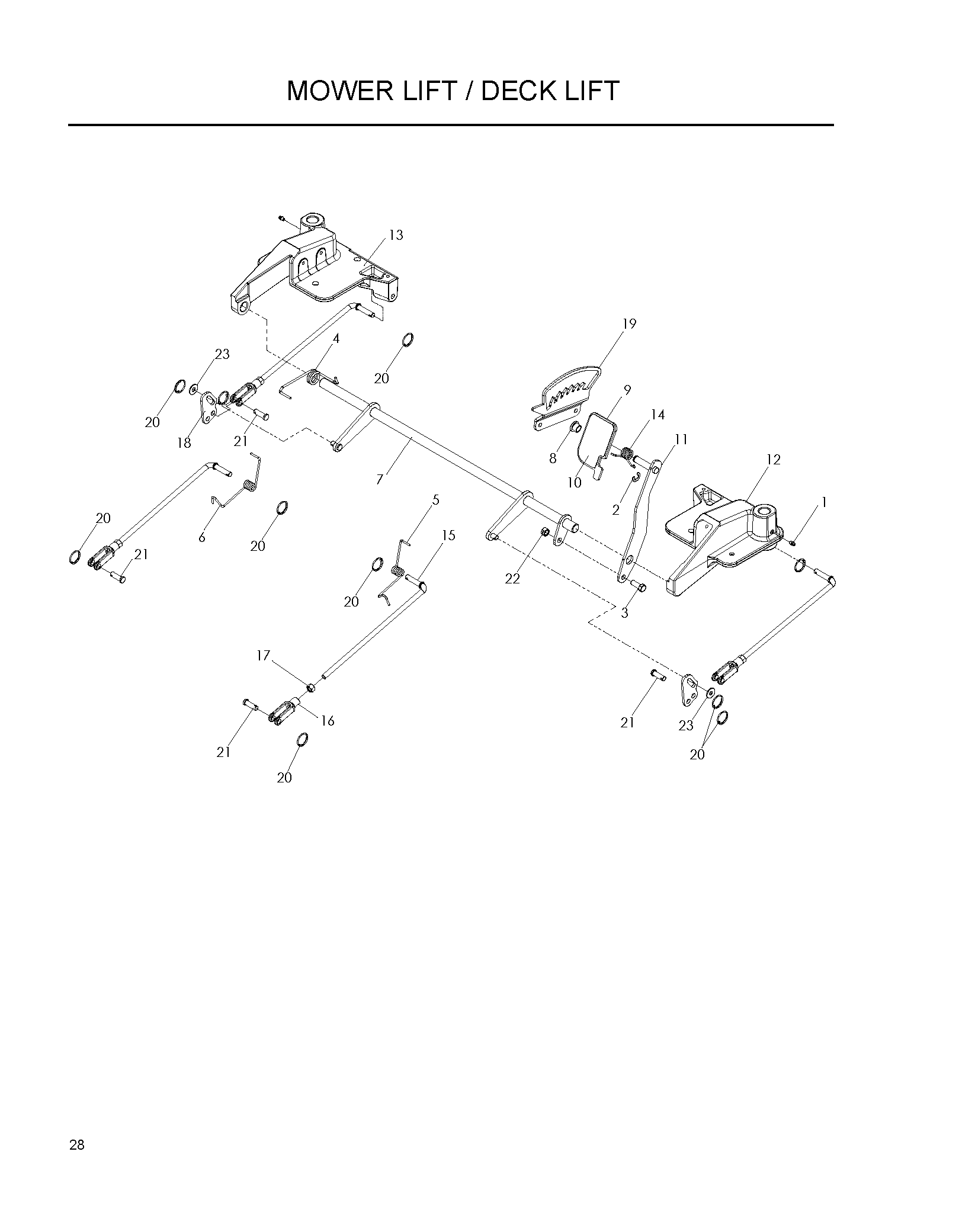 MOWER LIFT / DECK LIFT