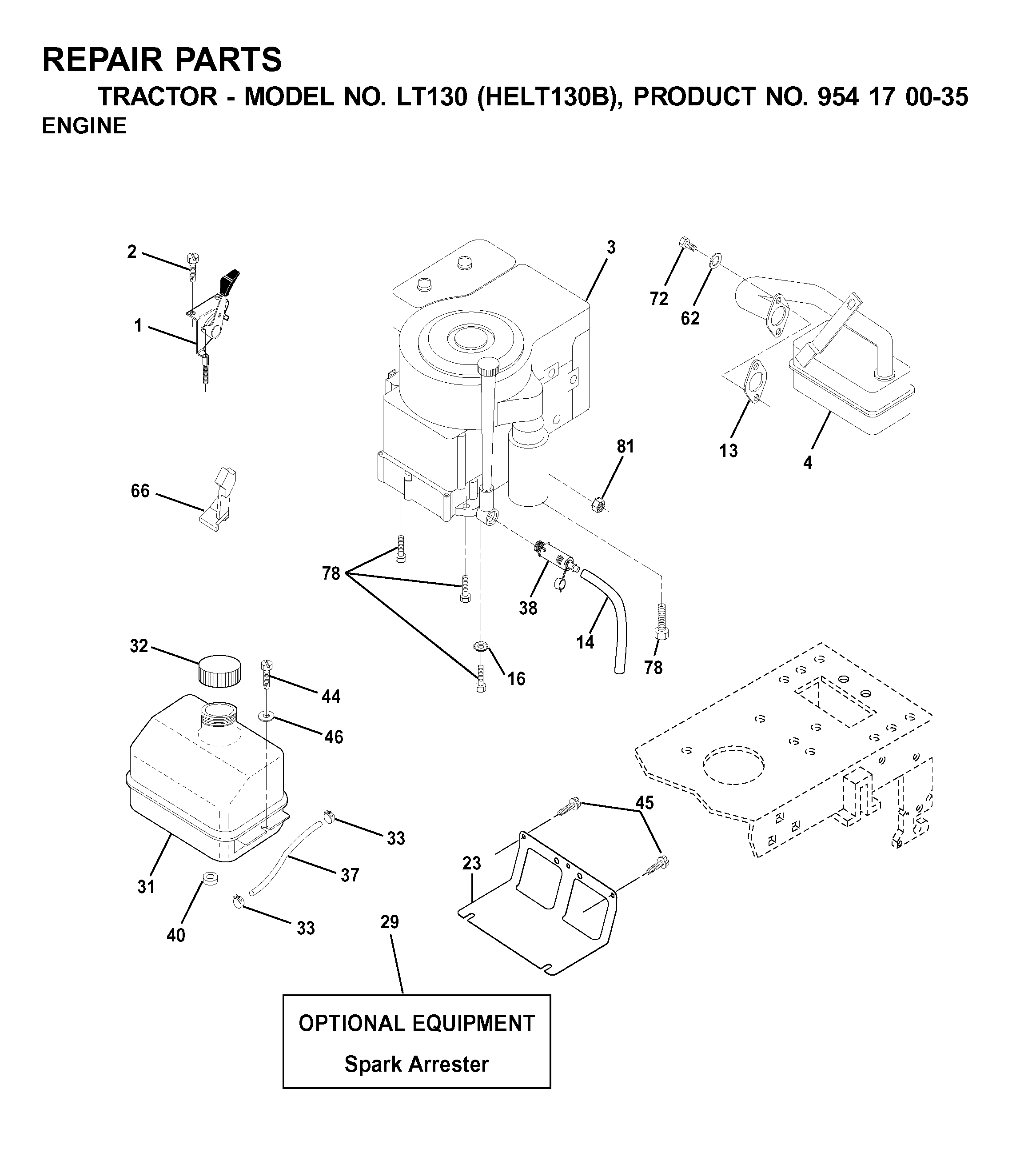 ENGINE & CUTTING EQUIPMENT