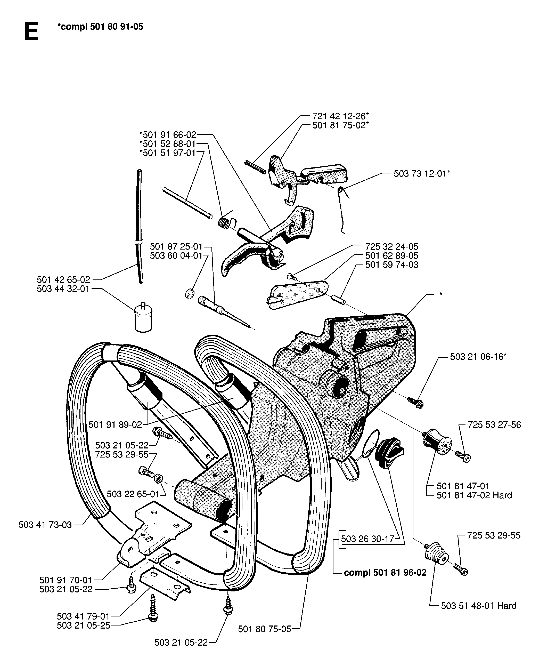 FUEL TANK & HANDLE