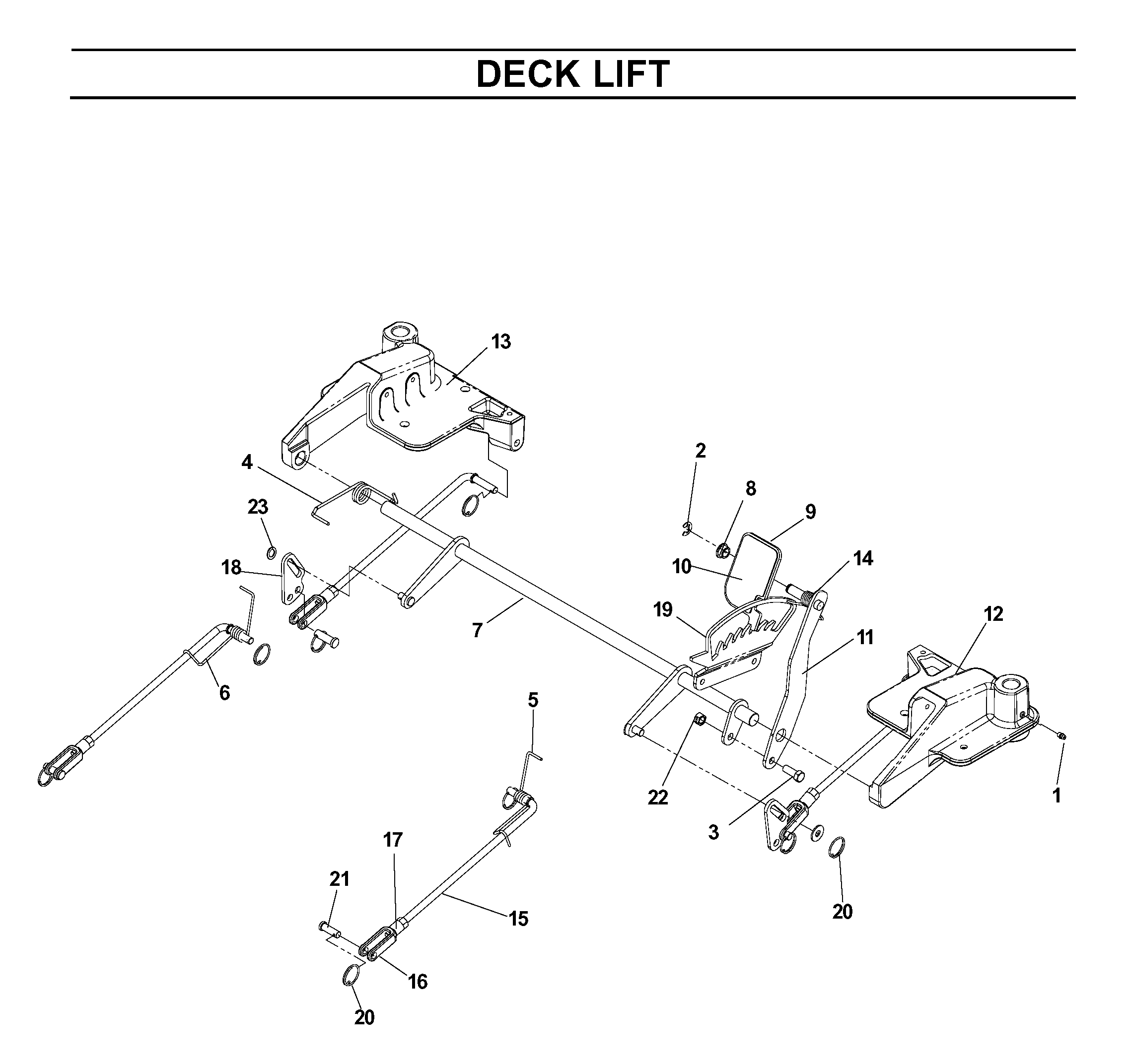 MOWER LIFT / DECK LIFT