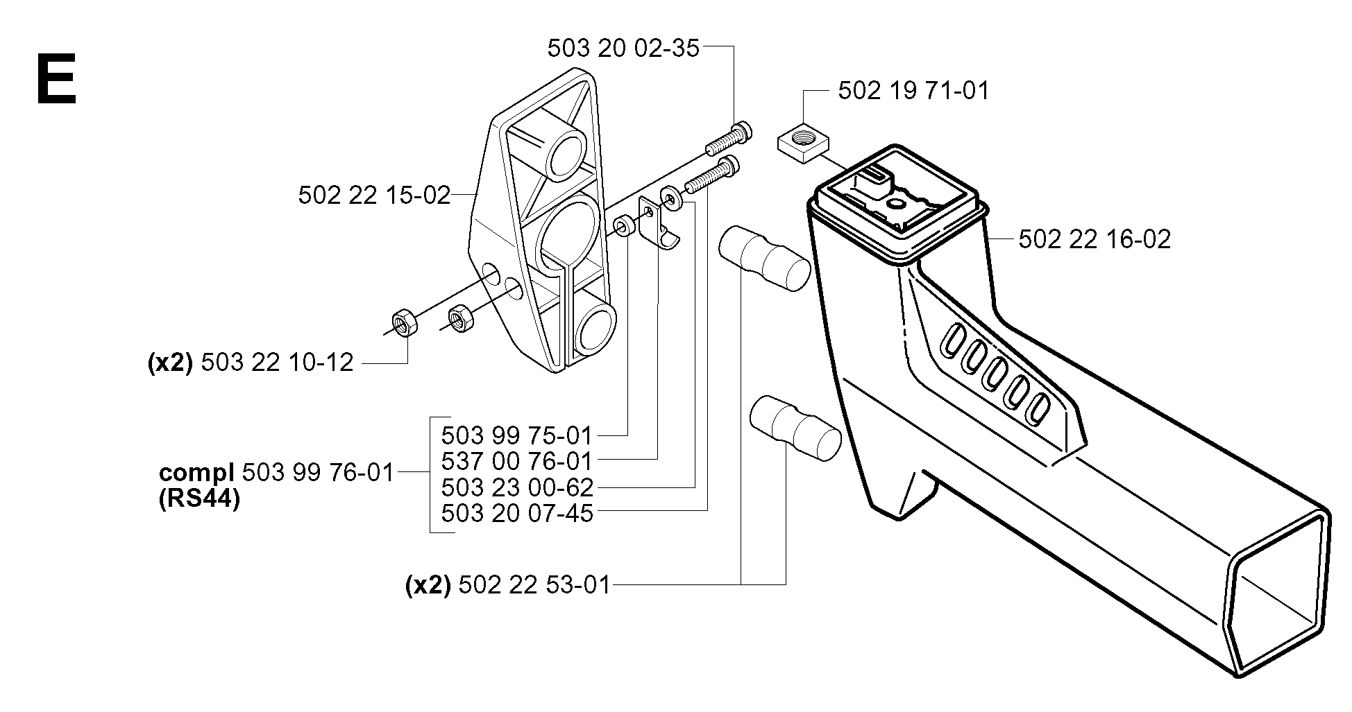 BRAKE / REAR MOWER LIFT