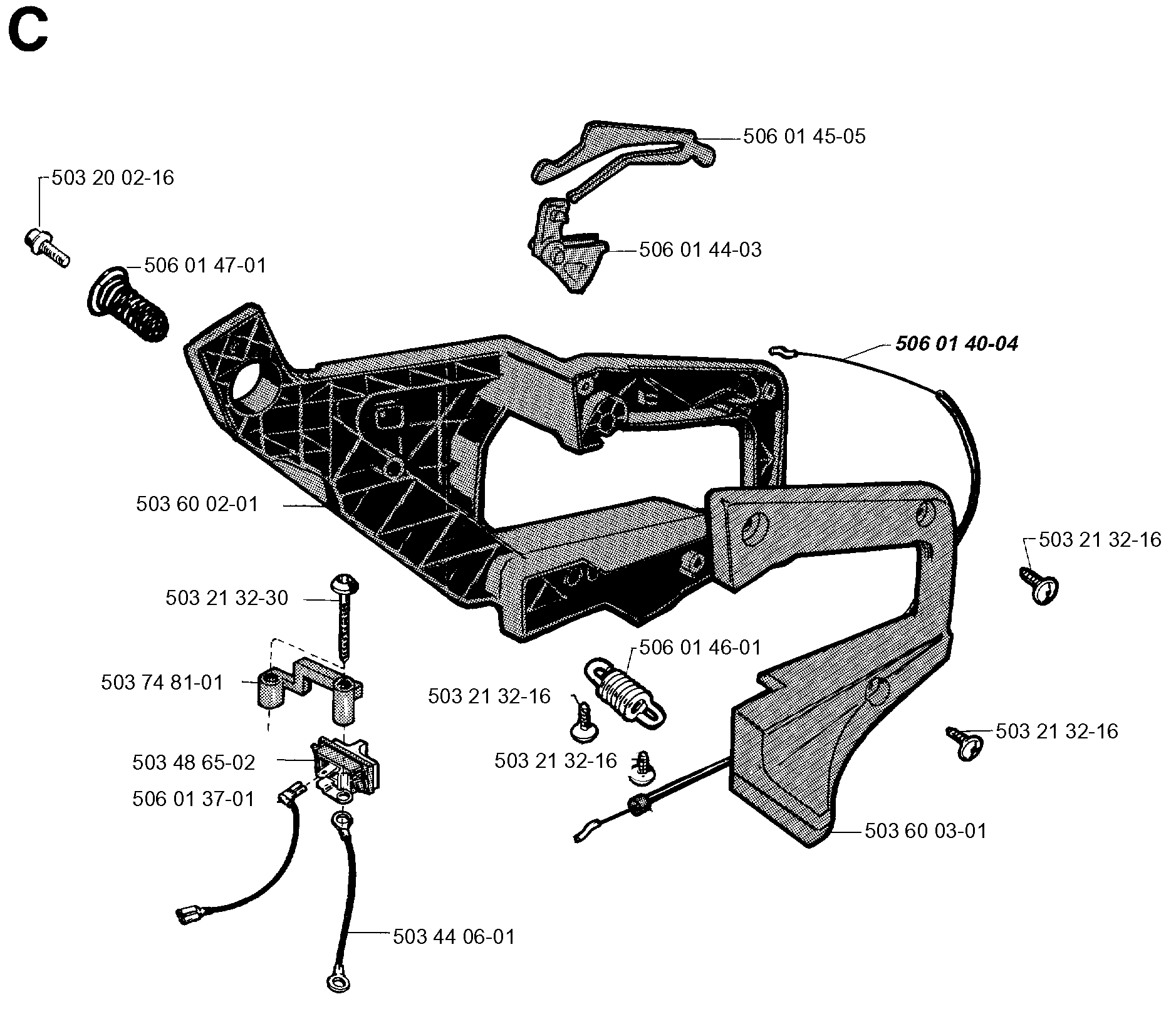 SECTOR GEAR / AXLE SUPPORT