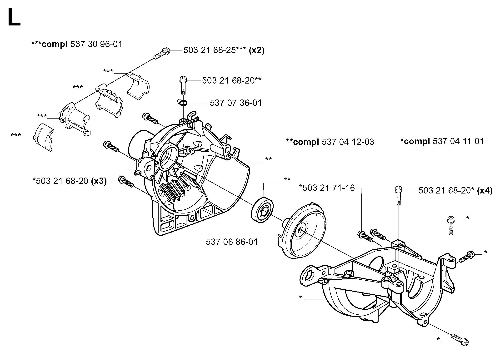 CRANKCASE & CLUTCHDRUM