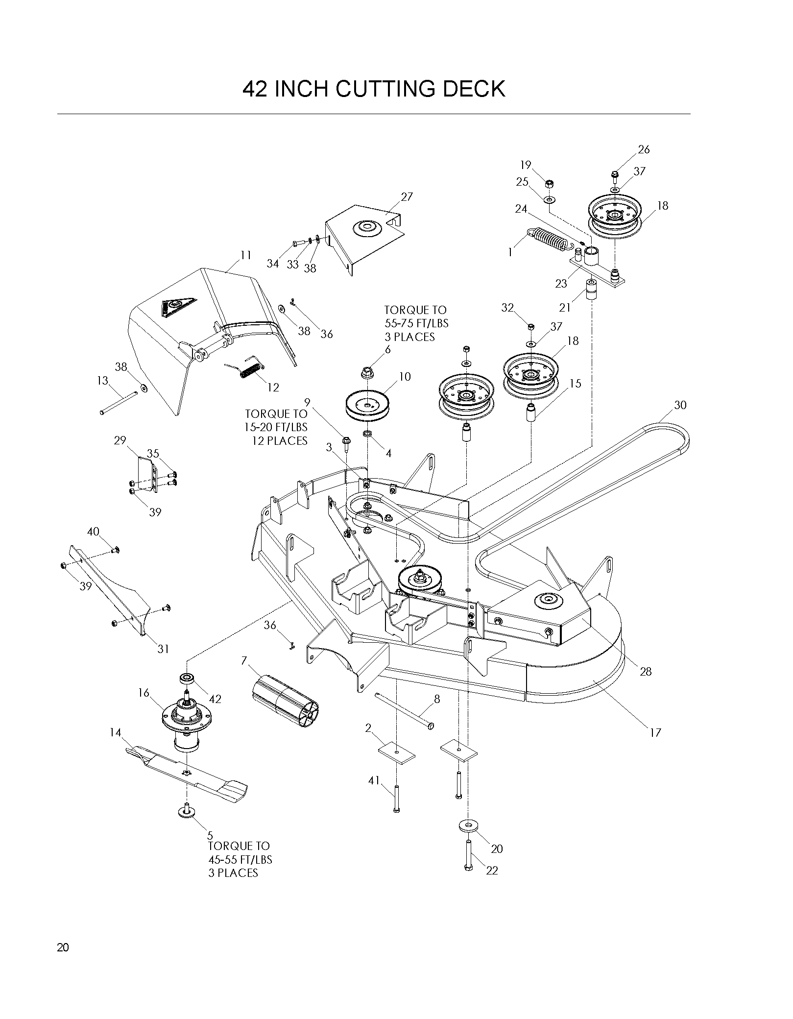 MOWER DECK / CUTTING DECK
