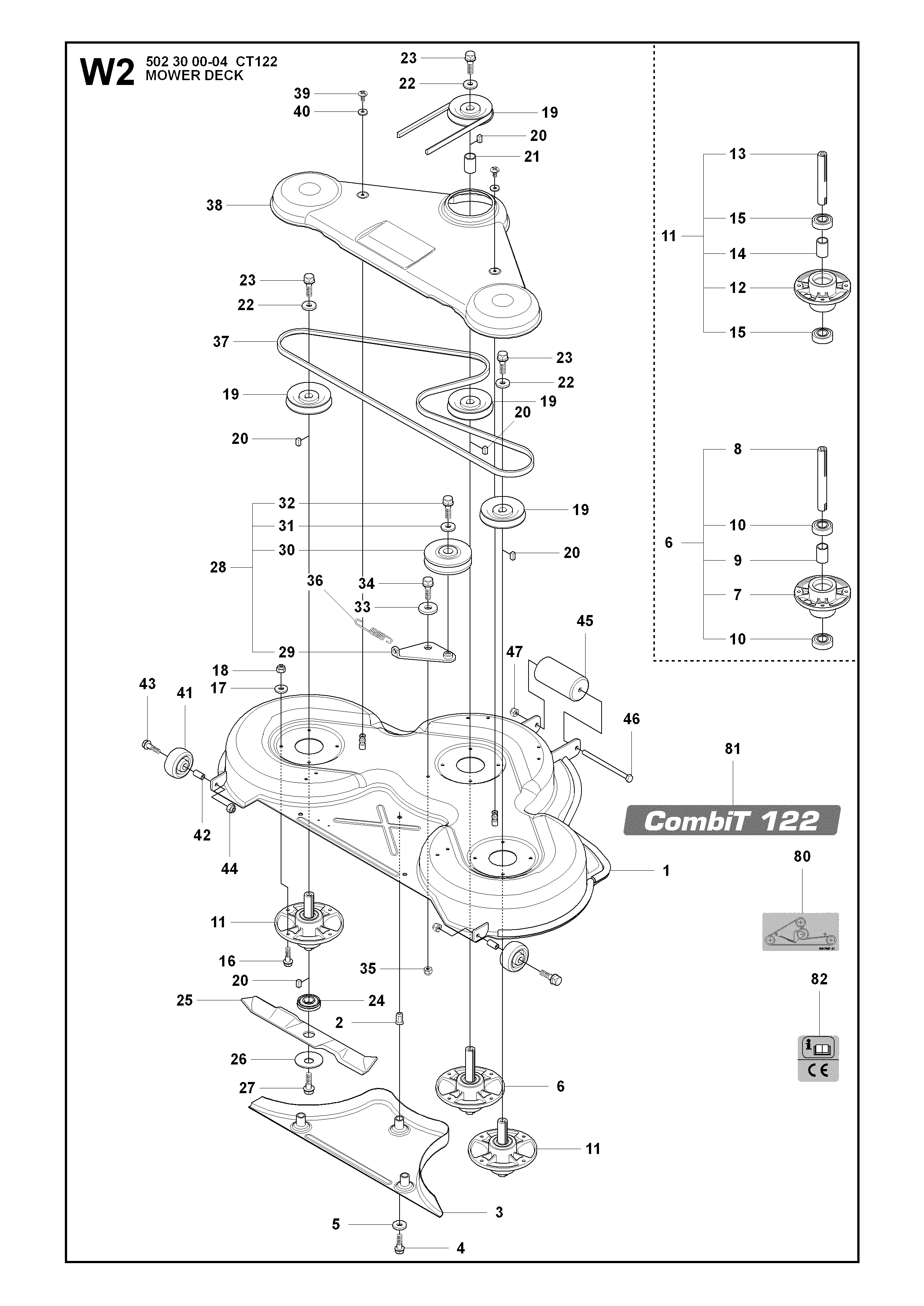 48"/122CM CUTTING DECK