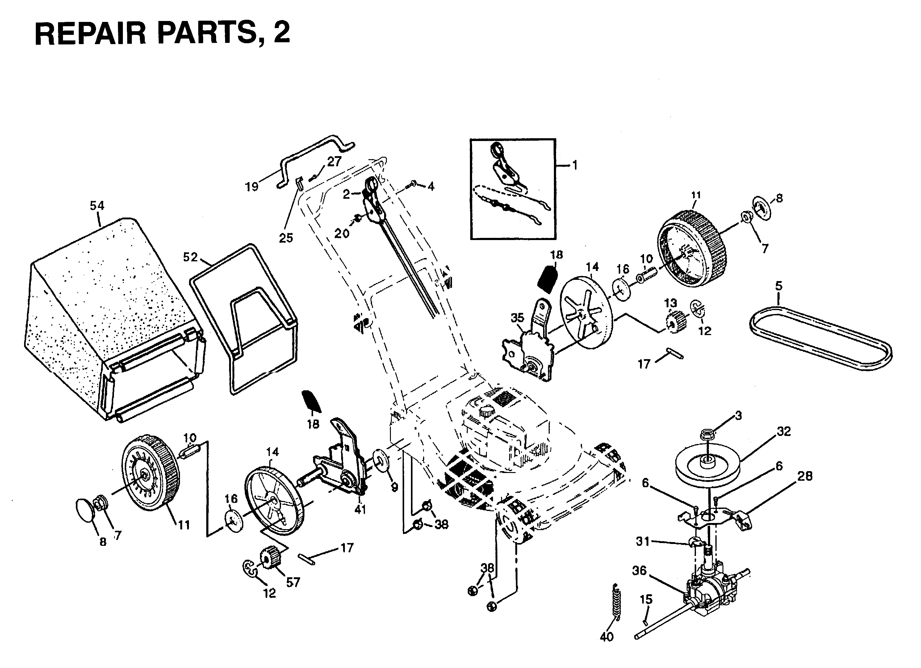 SECTOR GEAR / AXLE SUPPORT