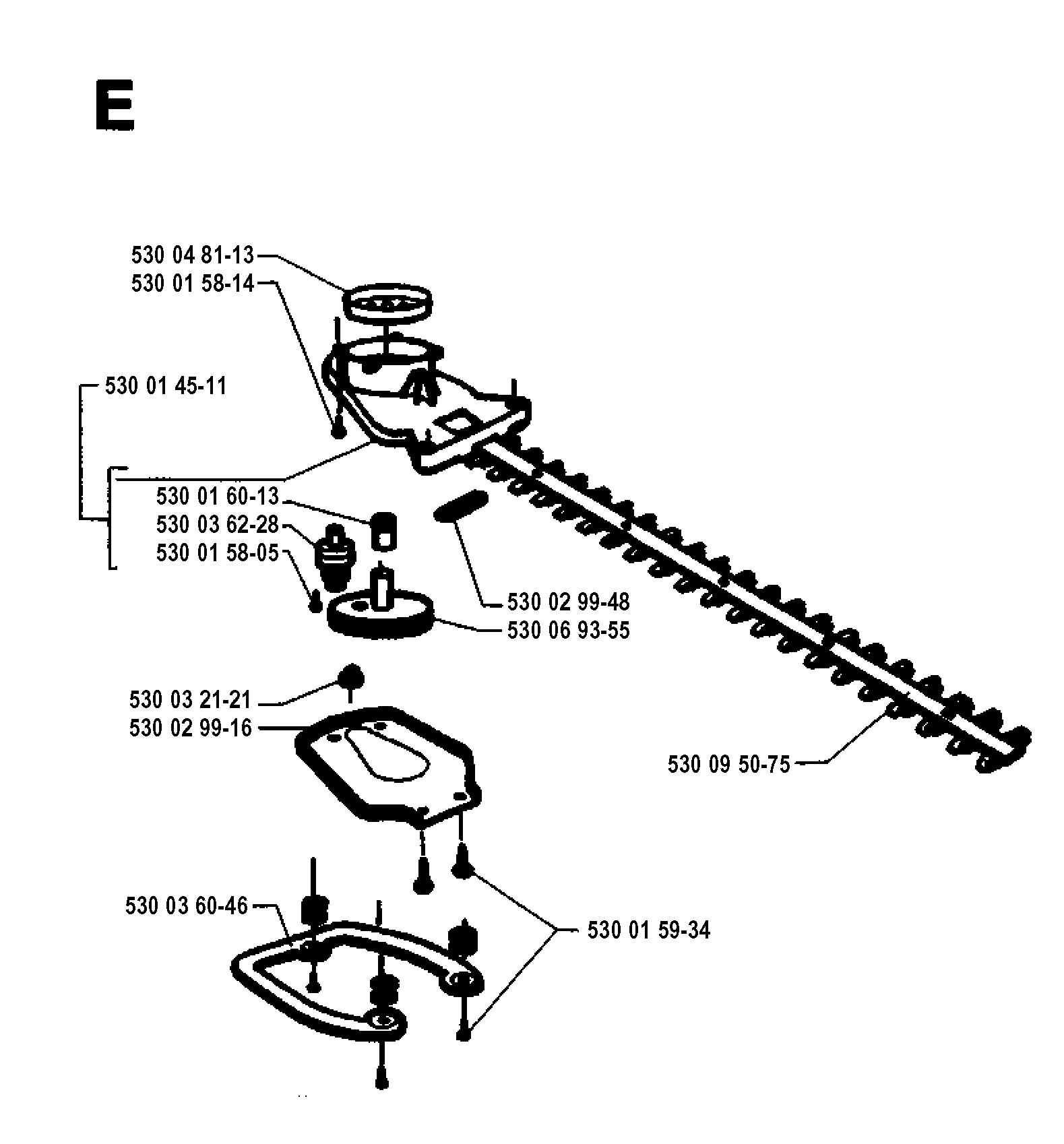 SECTOR GEAR / AXLE SUPPORT