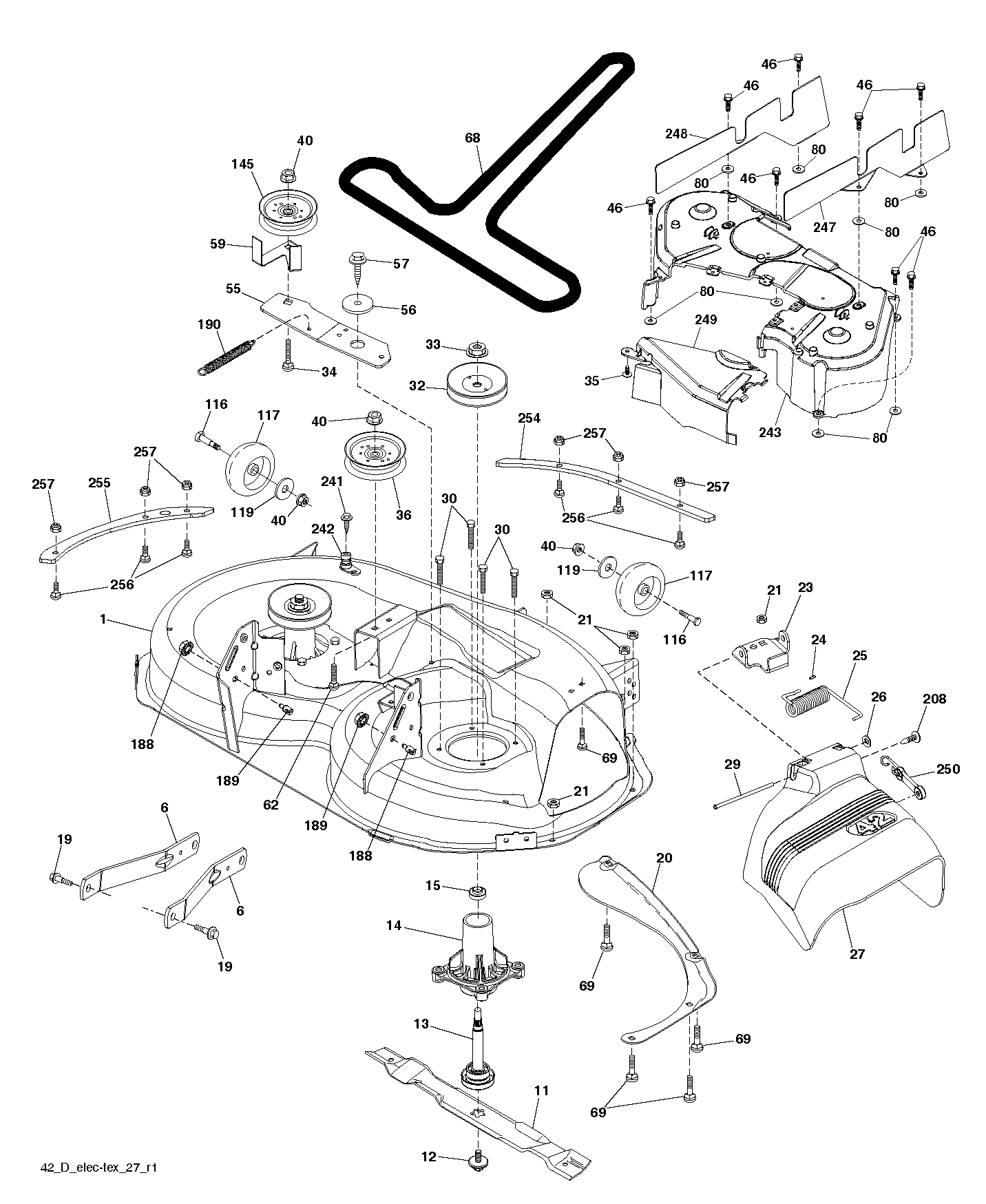 MOWER DECK / CUTTING DECK