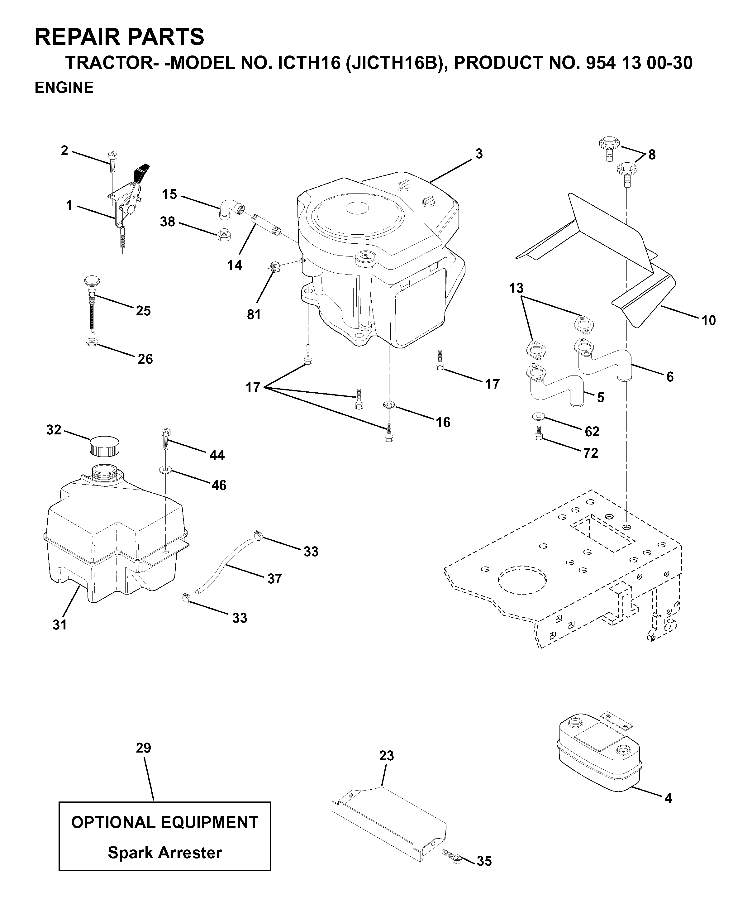 ENGINE & CUTTING EQUIPMENT